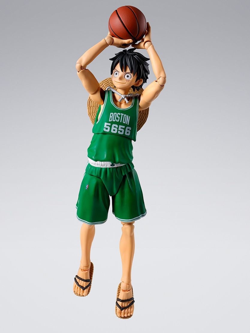 One Piece x NBA S.H.Figuarts Monkey D. Luffy (Boston Celtics