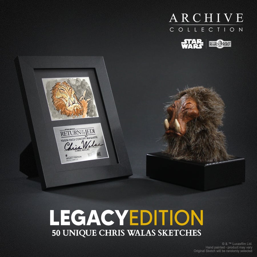 Star Wars: Return of the Jedi Tooth Face (Legacy Edition) Concept Maquette Replica Gallery Image 3