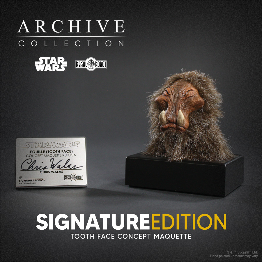 Star Wars: Return of the Jedi Tooth Face (Signature Edition) Concept Maquette Replica Gallery Image 4