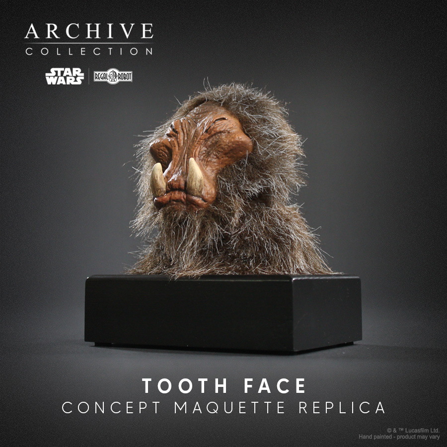 Star Wars: Return of the Jedi Tooth Face (Signature Edition) Concept Maquette Replica Gallery Image 7