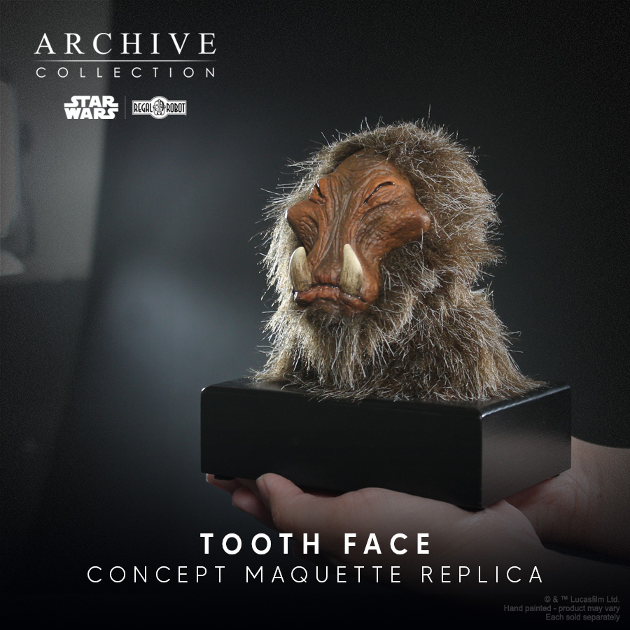 Star Wars: Return of the Jedi Tooth Face (Signature Edition) Concept Maquette Replica Gallery Image 9