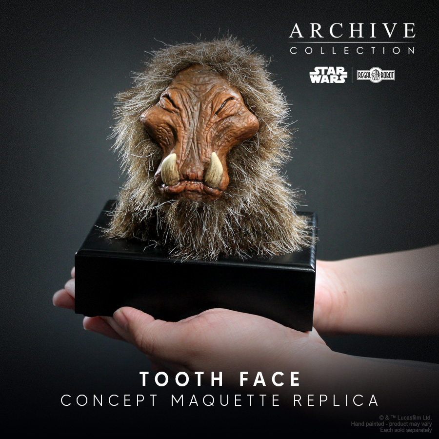 Star Wars: Return of the Jedi Tooth Face (Signature Edition) Concept Maquette Replica Gallery Image 6