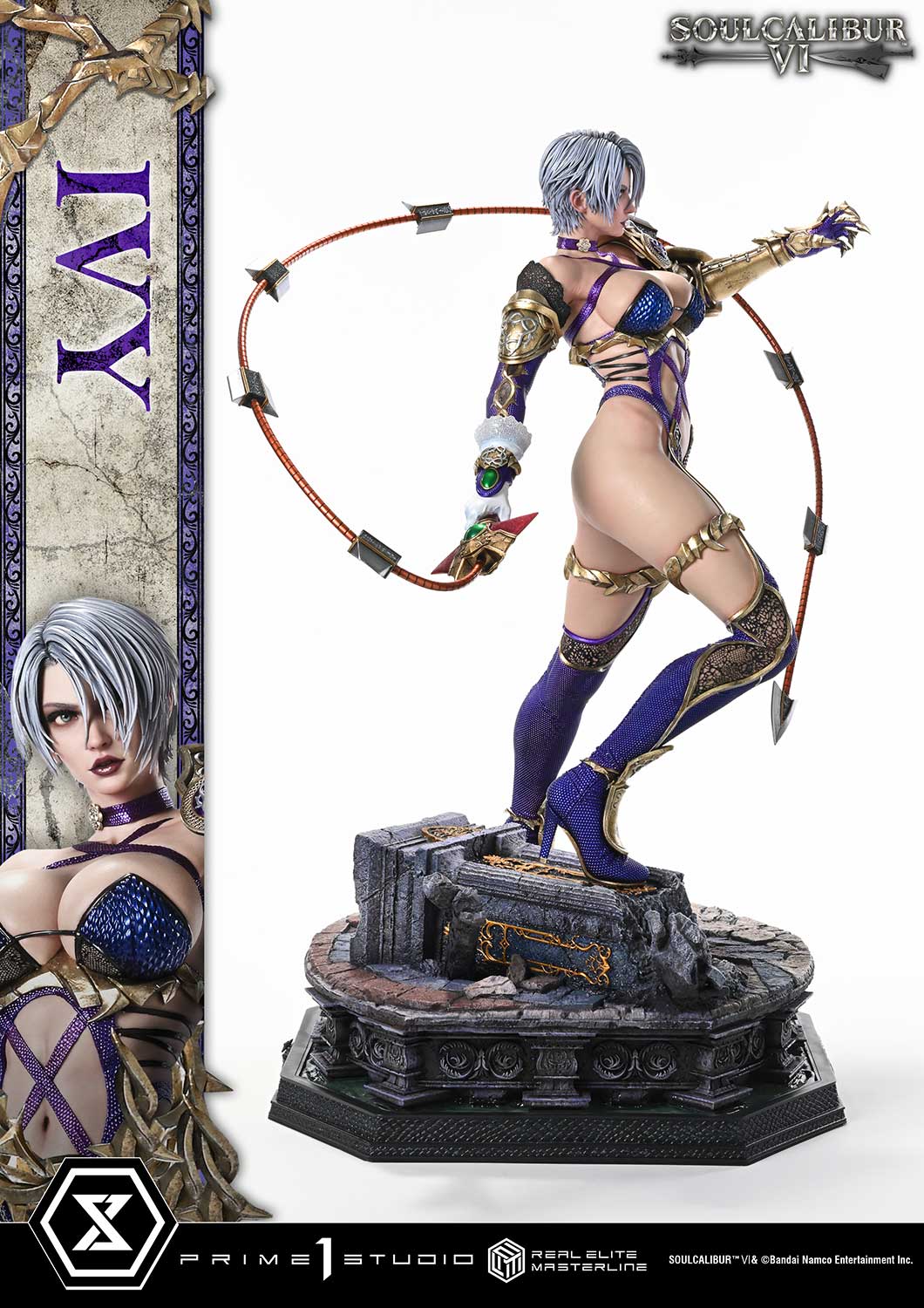 Soulcalibur VI Real Elite Masterline Ivy 1/4 Scale Statue Gallery Image 28