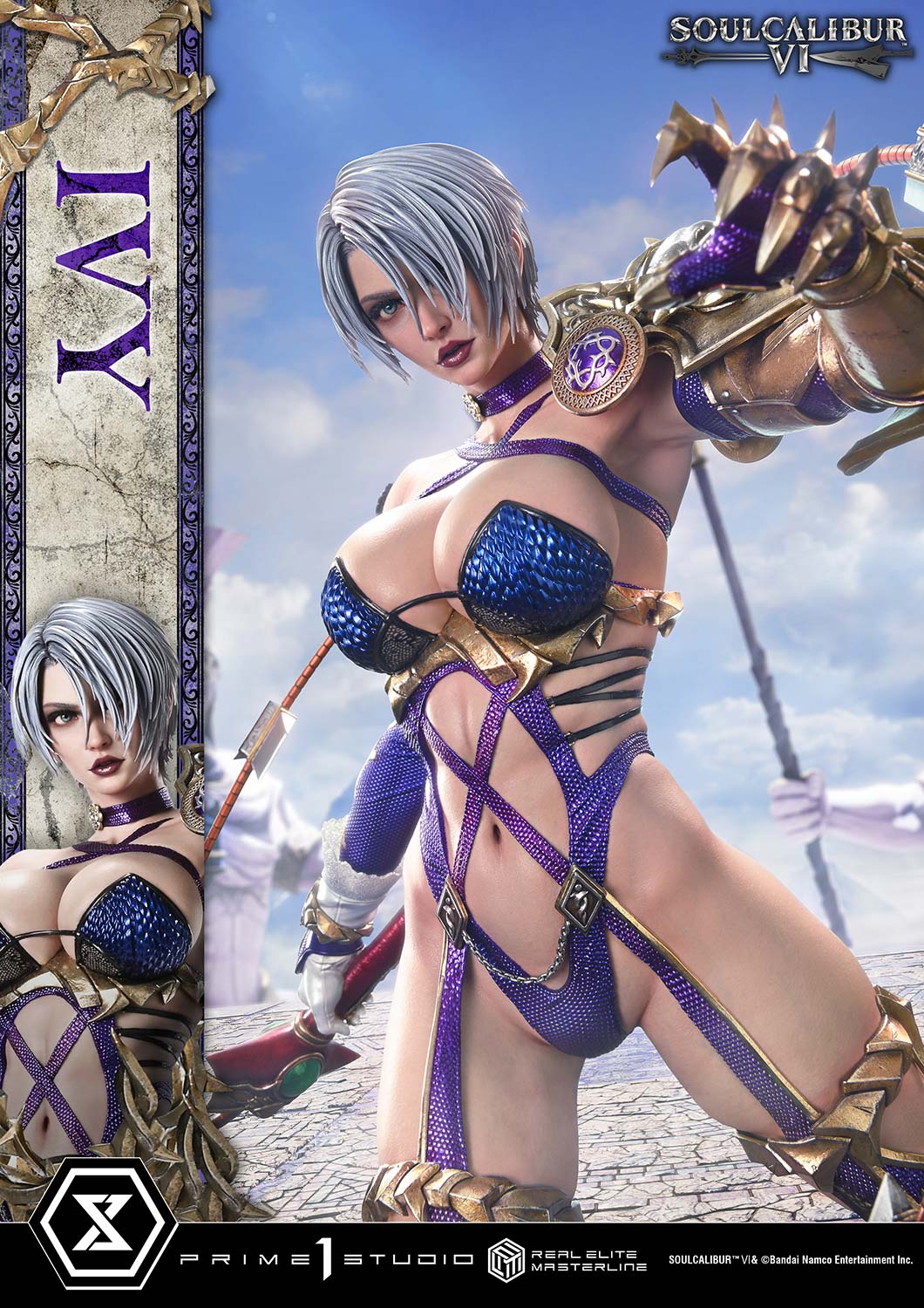 Soulcalibur VI Real Elite Masterline Ivy 1/4 Scale Statue Gallery Image 8