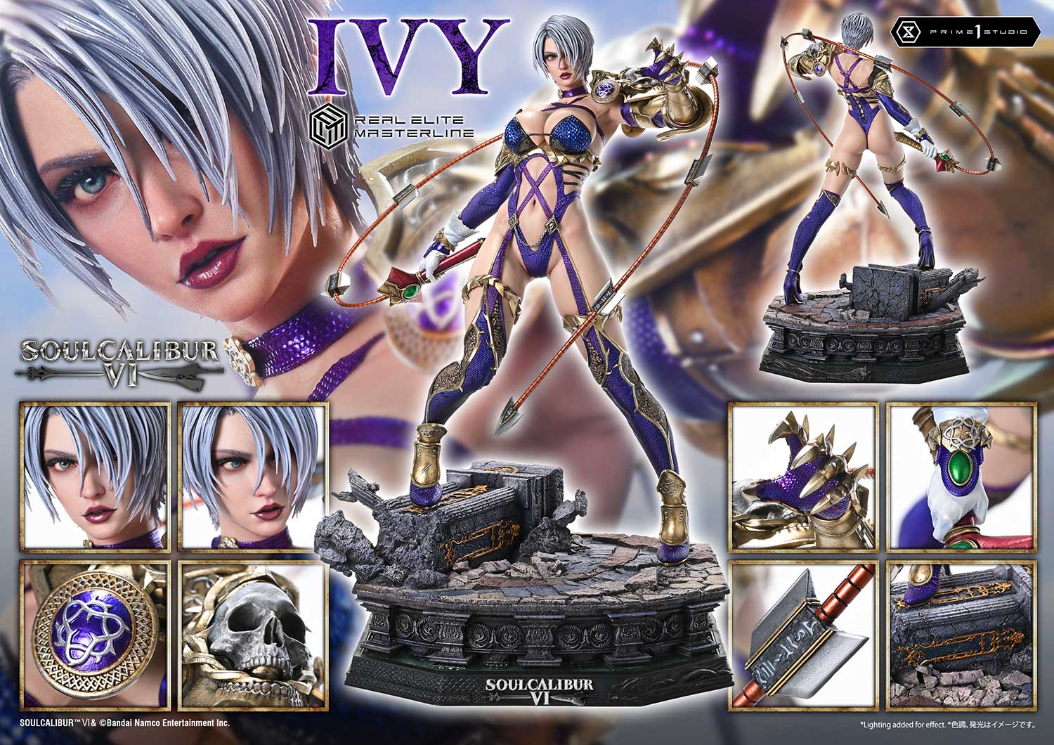 Soulcalibur VI Real Elite Masterline Ivy 1/4 Scale Statue Gallery Image 30