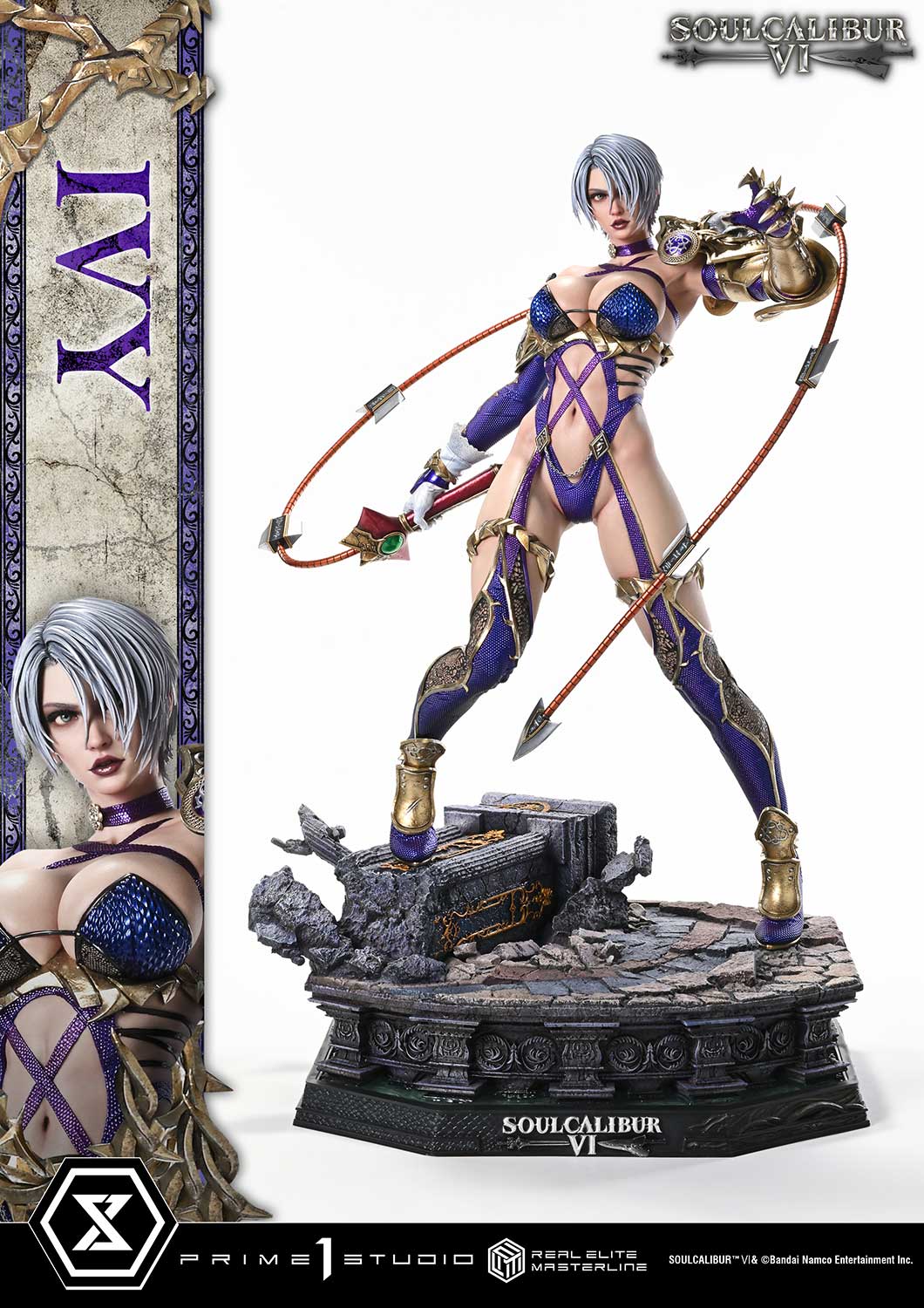 Soulcalibur VI Real Elite Masterline Ivy 1/4 Scale Statue Gallery Image 25