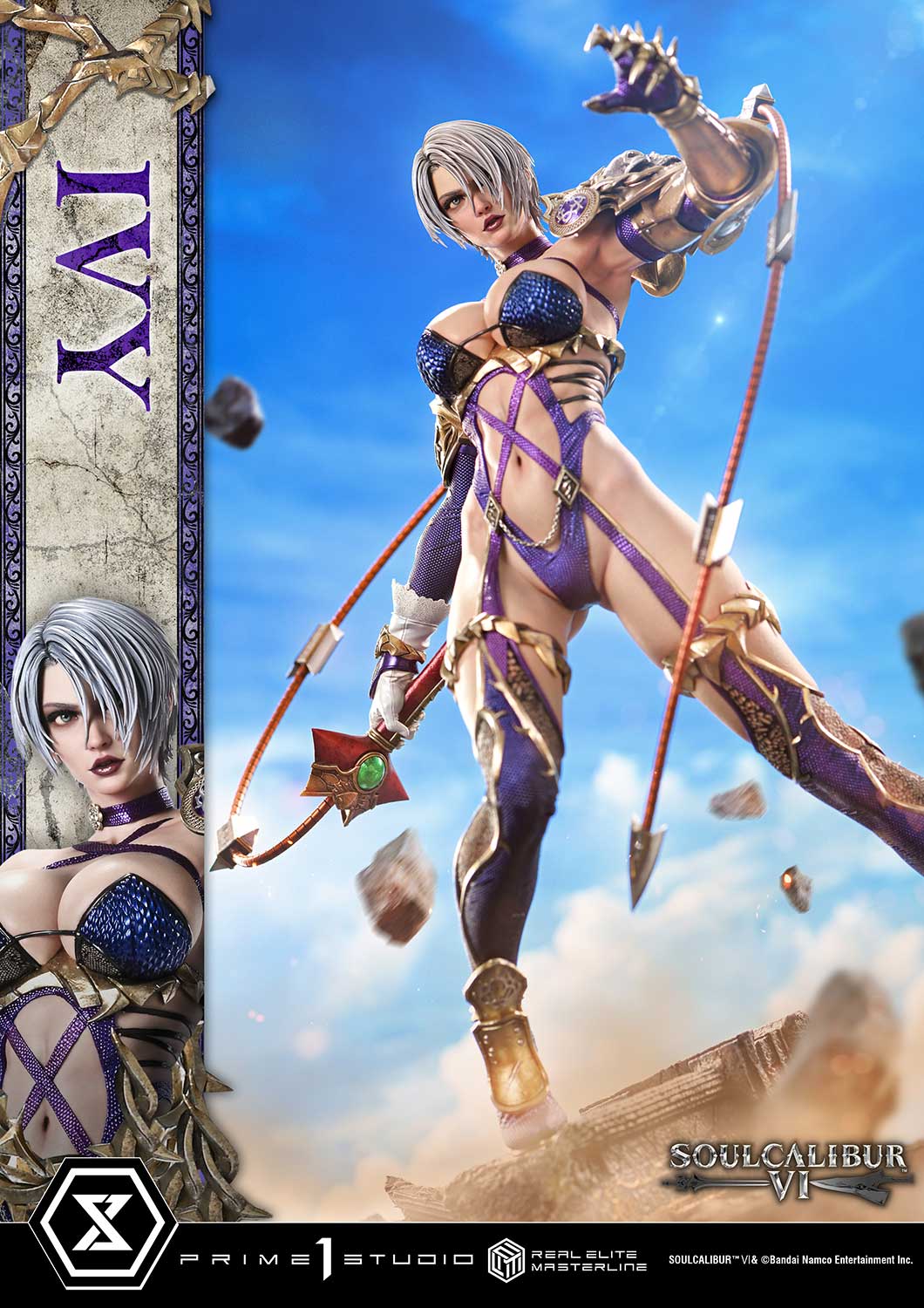 Soulcalibur VI Real Elite Masterline Ivy 1/4 Scale Statue Gallery Image 5