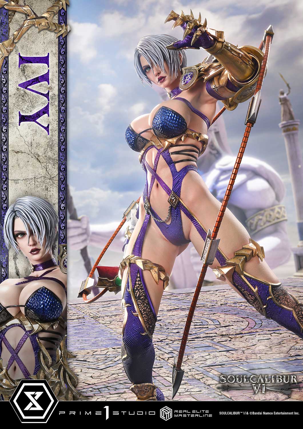 Soulcalibur VI Real Elite Masterline Ivy 1/4 Scale Statue Gallery Image 9