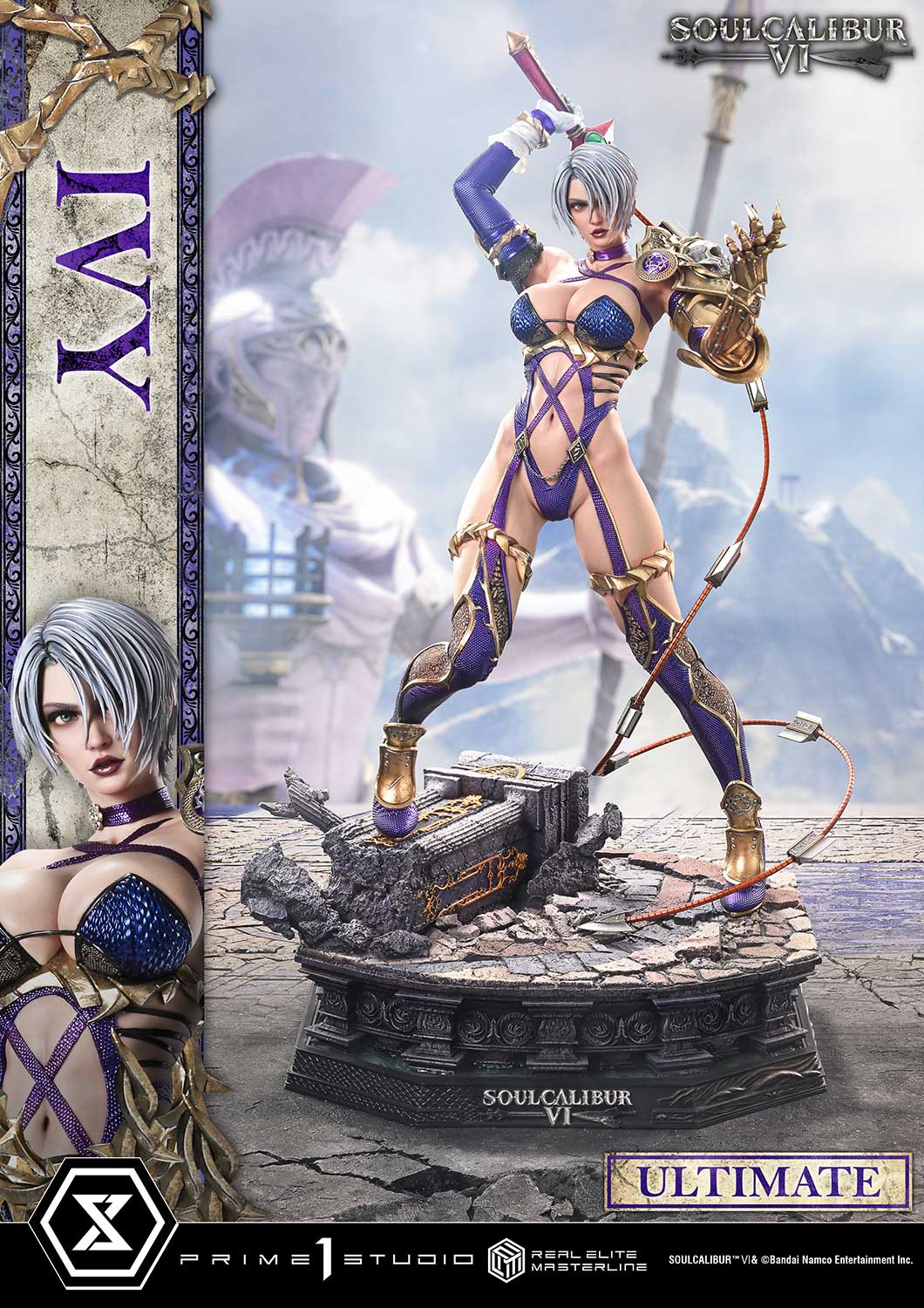 Soulcalibur VI Real Elite Masterline Ivy (Ultimate Bonus Ver.) 1/4 Scale Limited Edition Statue Gallery Image 16
