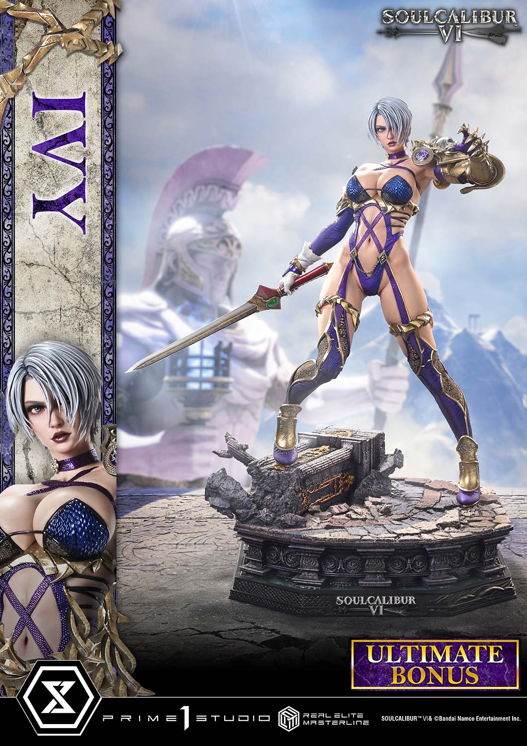 Soulcalibur VI Real Elite Masterline Ivy (Ultimate Bonus Ver.) 1/4 Scale Limited Edition Statue Gallery Image 13