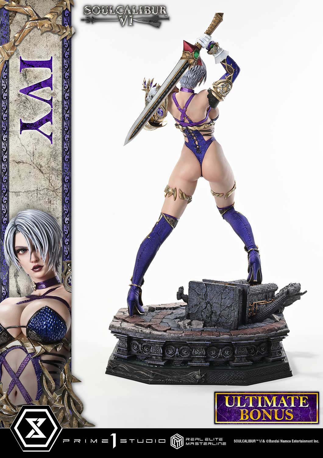 Soulcalibur VI Real Elite Masterline Ivy (Ultimate Bonus Ver.) 1/4 Scale Limited Edition Statue Gallery Image 37