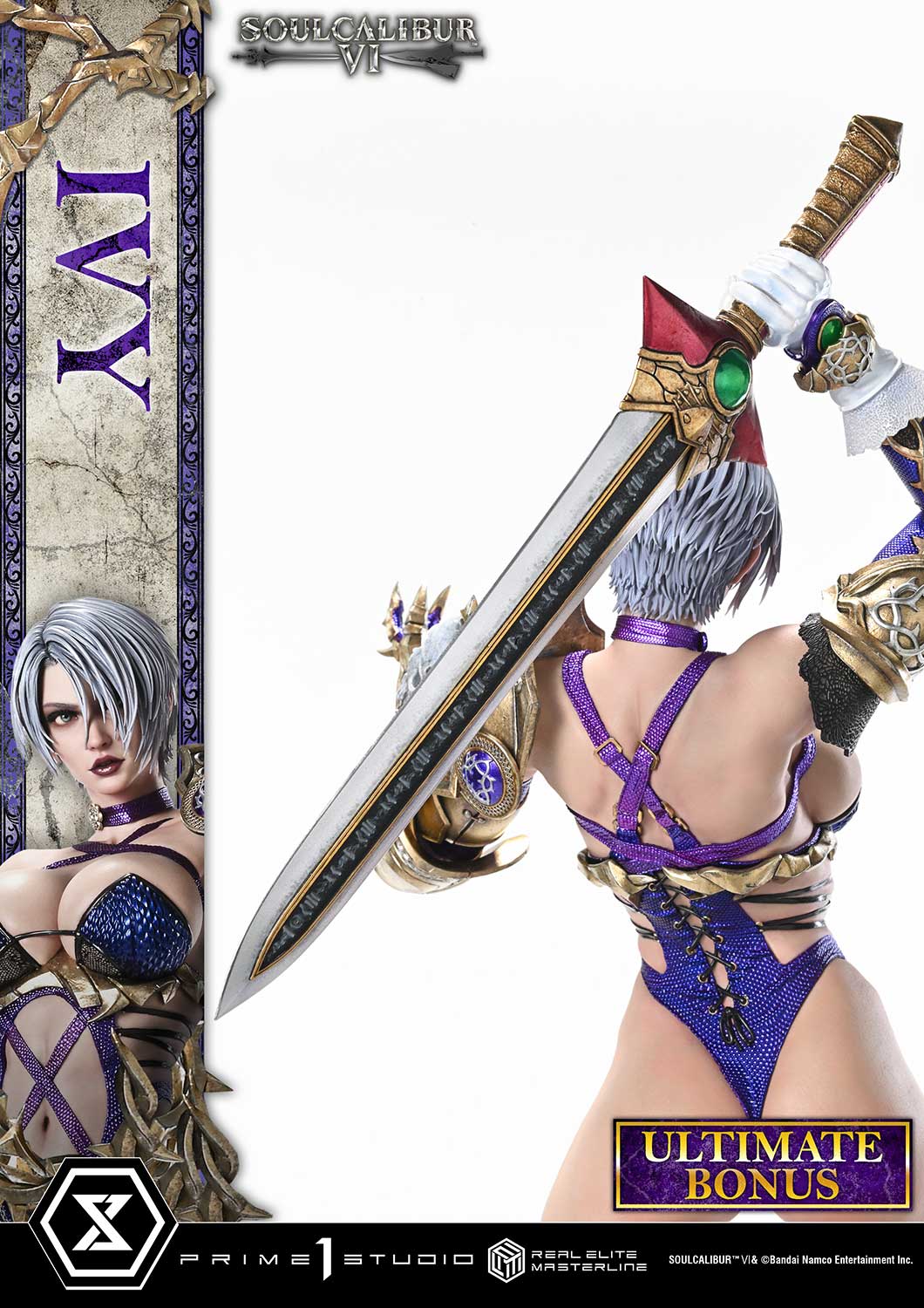 Soulcalibur VI Real Elite Masterline Ivy (Ultimate Bonus Ver.) 1/4 Scale Limited Edition Statue Gallery Image 38