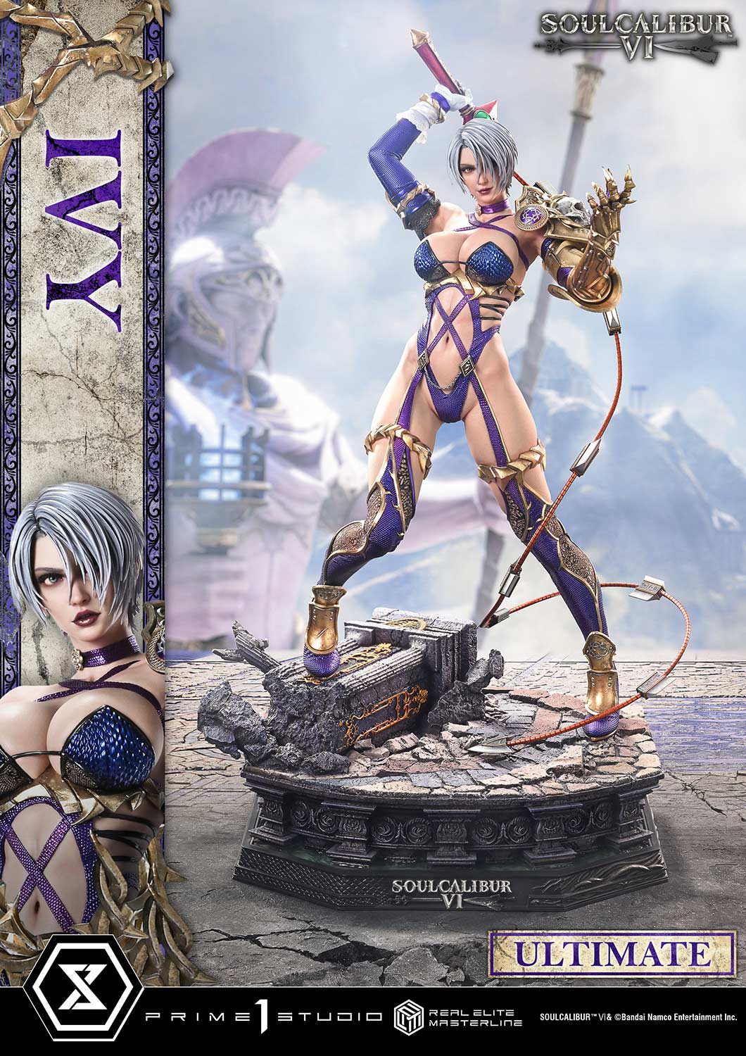 Soulcalibur VI Real Elite Masterline Ivy (Ultimate Bonus Ver.) 1/4 Scale Limited Edition Statue Gallery Image 17