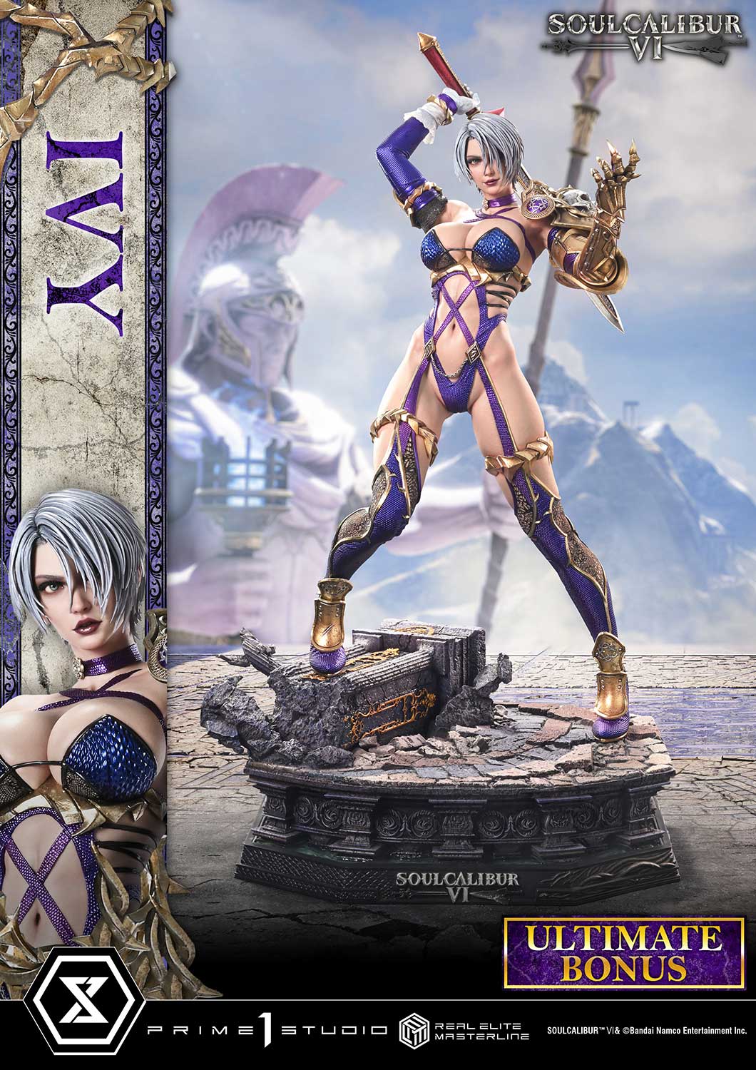 Soulcalibur VI Real Elite Masterline Ivy (Ultimate Bonus Ver.) 1/4 Scale Limited Edition Statue Gallery Image 14