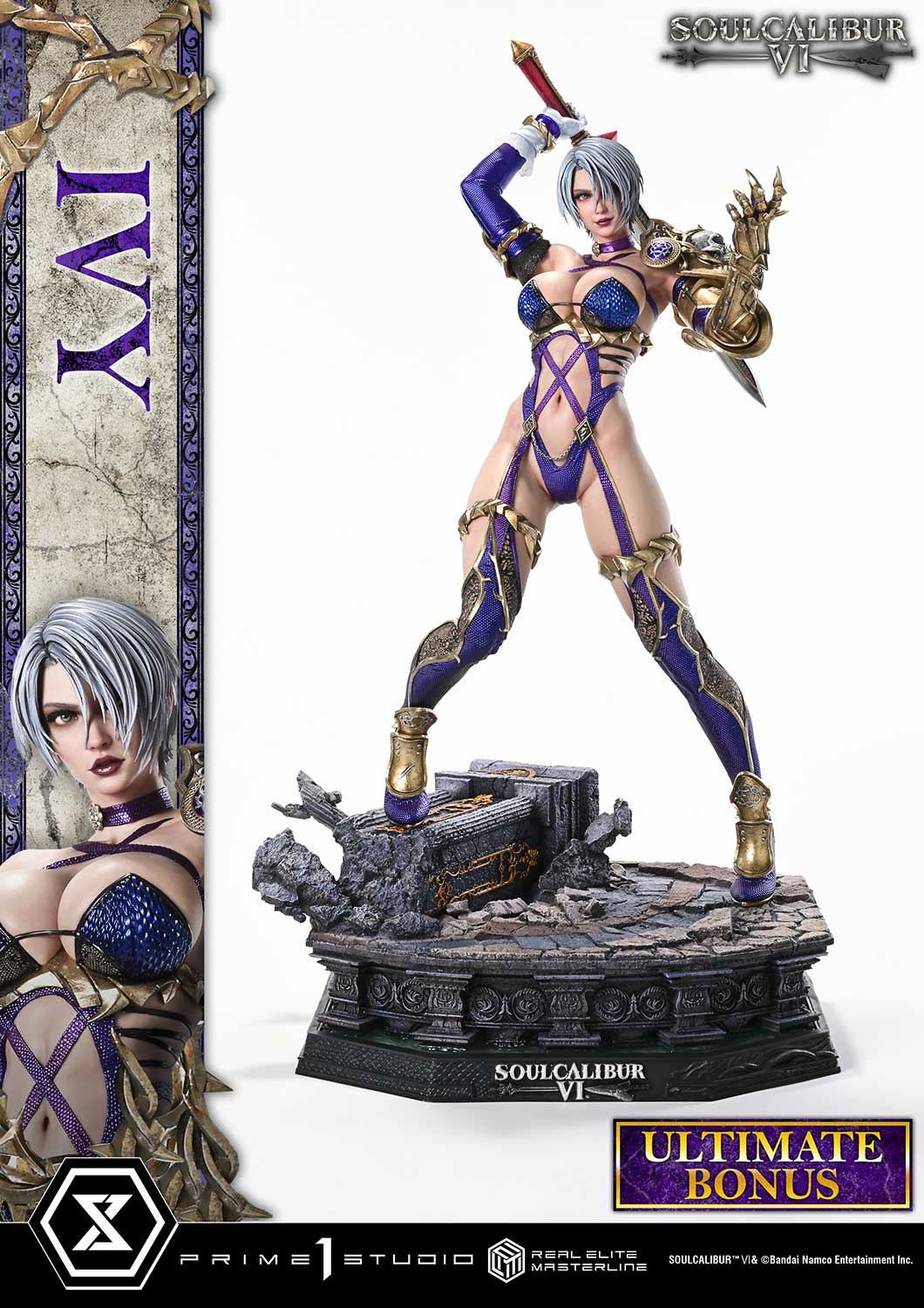 Soulcalibur VI Real Elite Masterline Ivy (Ultimate Bonus Ver.) 1/4 Scale Limited Edition Statue Gallery Image 41