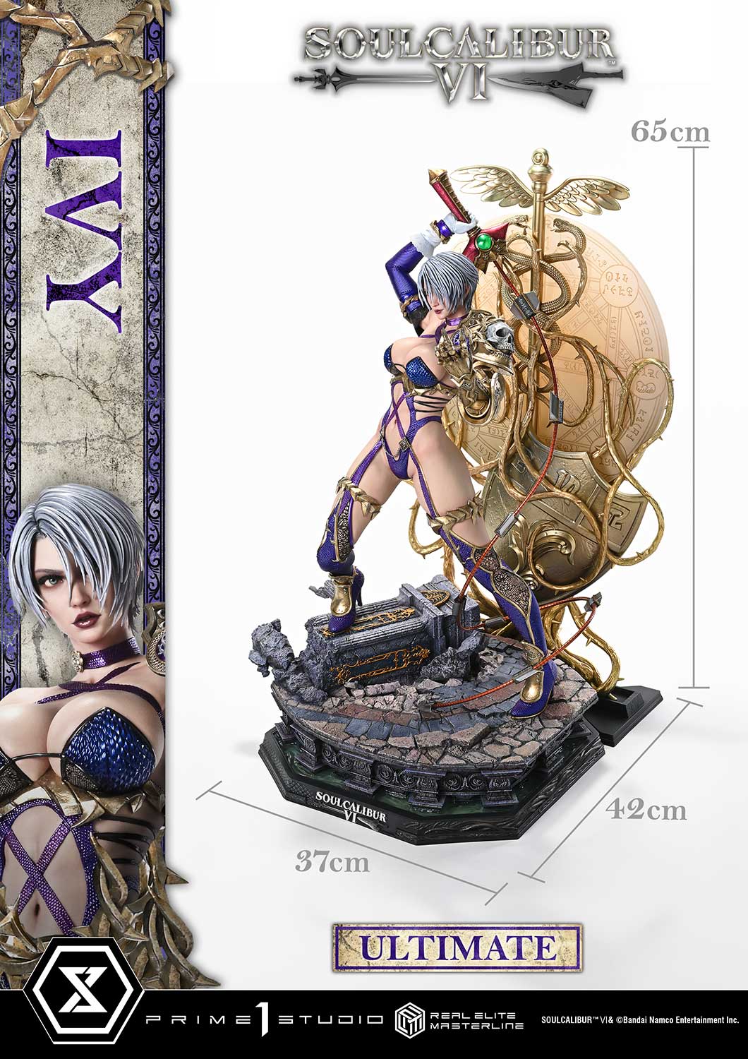 Soulcalibur VI Real Elite Masterline Ivy (Ultimate Bonus Ver.) 1/4 Scale Limited Edition Statue Gallery Image 58