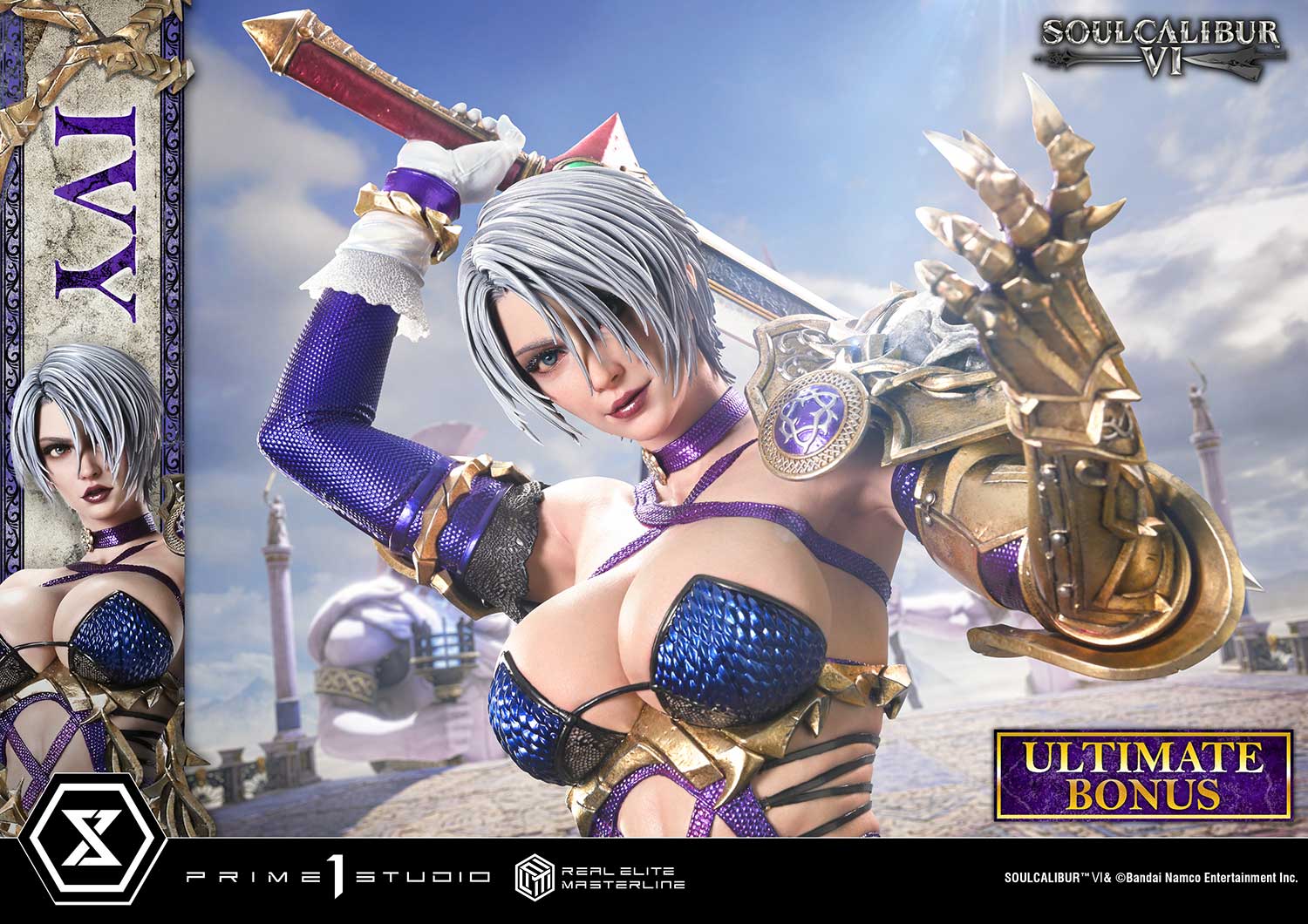 Soulcalibur VI Real Elite Masterline Ivy (Ultimate Bonus Ver.) 1/4 Scale Limited Edition Statue Gallery Image 3