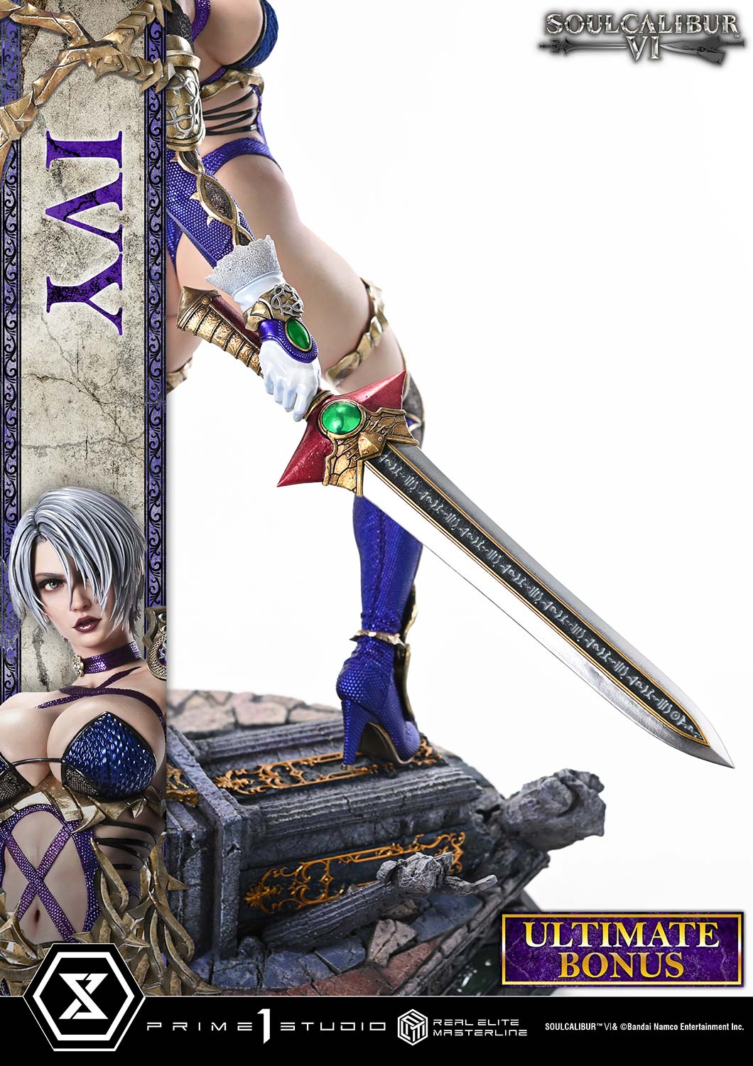 Soulcalibur VI Real Elite Masterline Ivy (Ultimate Bonus Ver.) 1/4 Scale Limited Edition Statue Gallery Image 39
