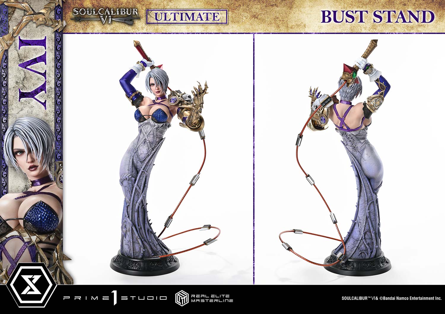 Soulcalibur VI Real Elite Masterline Ivy (Ultimate Bonus Ver.) 1/4 Scale Limited Edition Statue Gallery Image 28