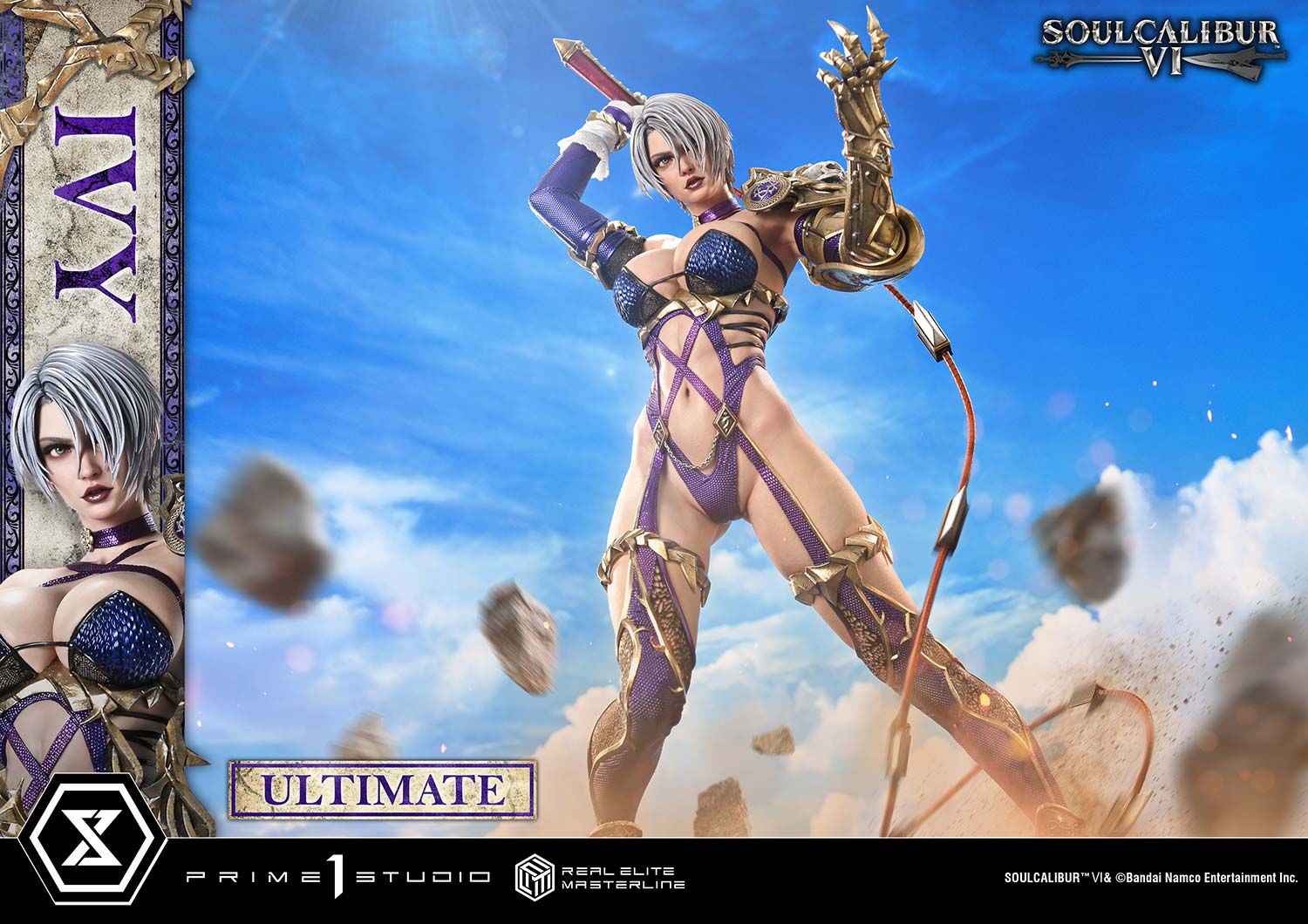 Soulcalibur VI Real Elite Masterline Ivy (Ultimate Bonus Ver.) 1/4 Scale Limited Edition Statue Gallery Image 11