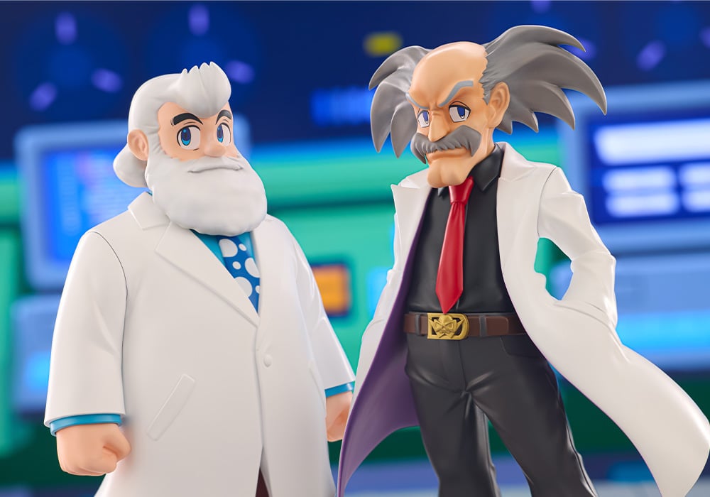 Mega Man 11 Oshi Works Dr. Wily & Dr. Light Figure Set Gallery Image 4