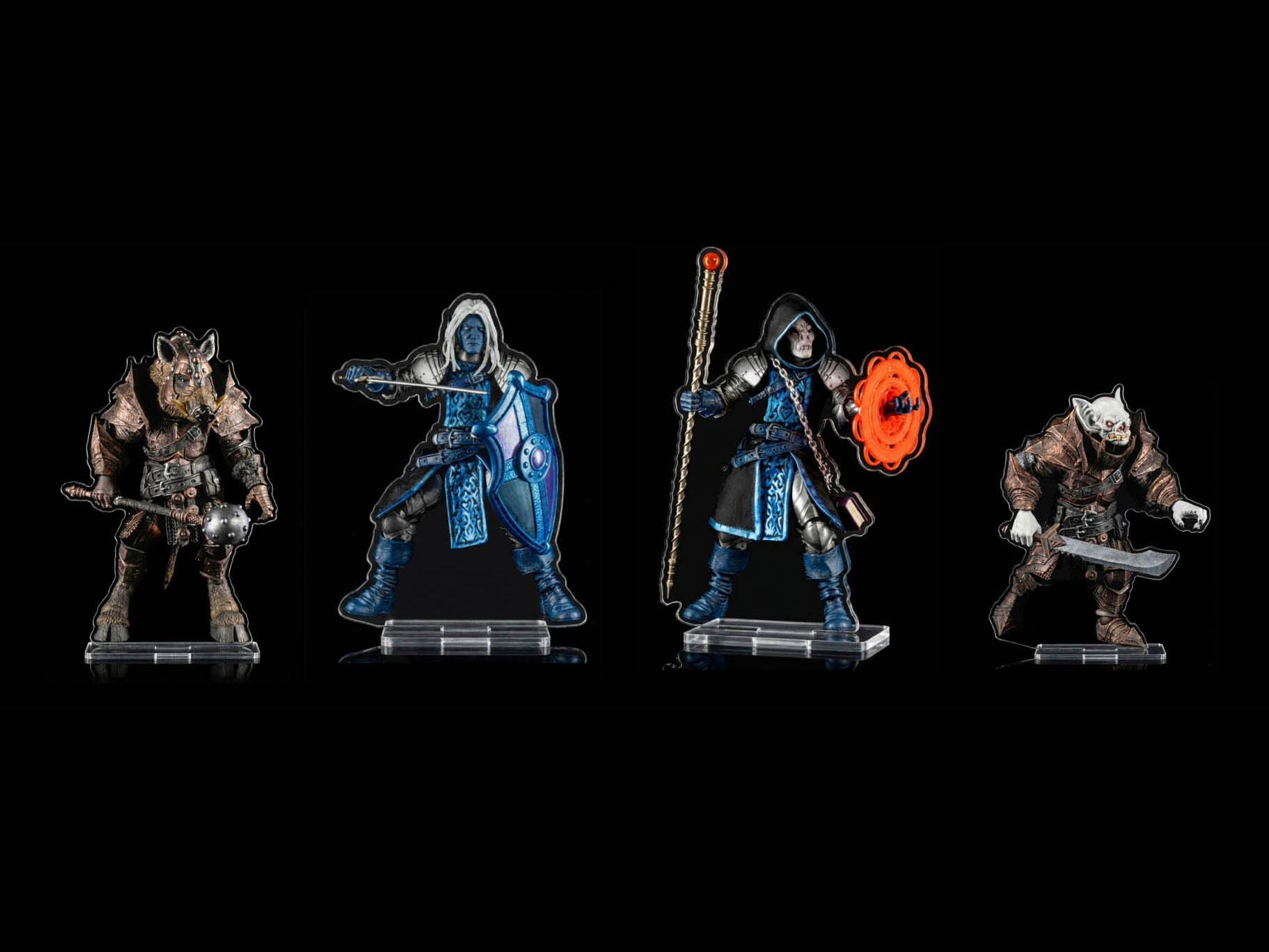 Mythic Legions: The Roleplaying Game Villainous Set B Set of 4 Standees Gallery Image 3