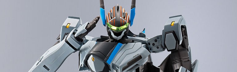 Image of Macross Frontier DX Chogokin VF-25 Messiah Valkyrie (Top Gun: Maverick Ver.) Action Figure