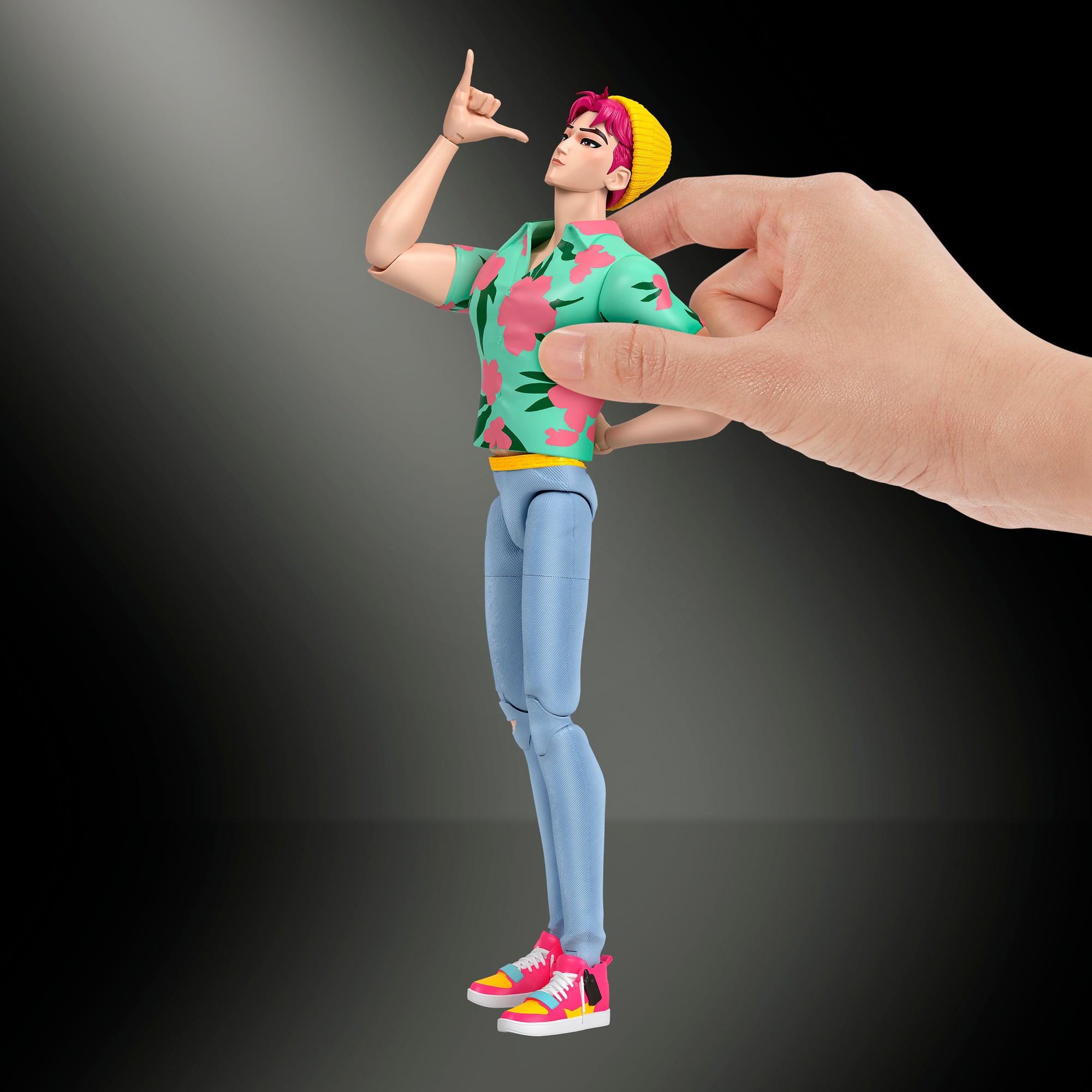 KPop Demon Hunters Saja Boys Abby “Soda Pop" Action Figure Gallery Image 6