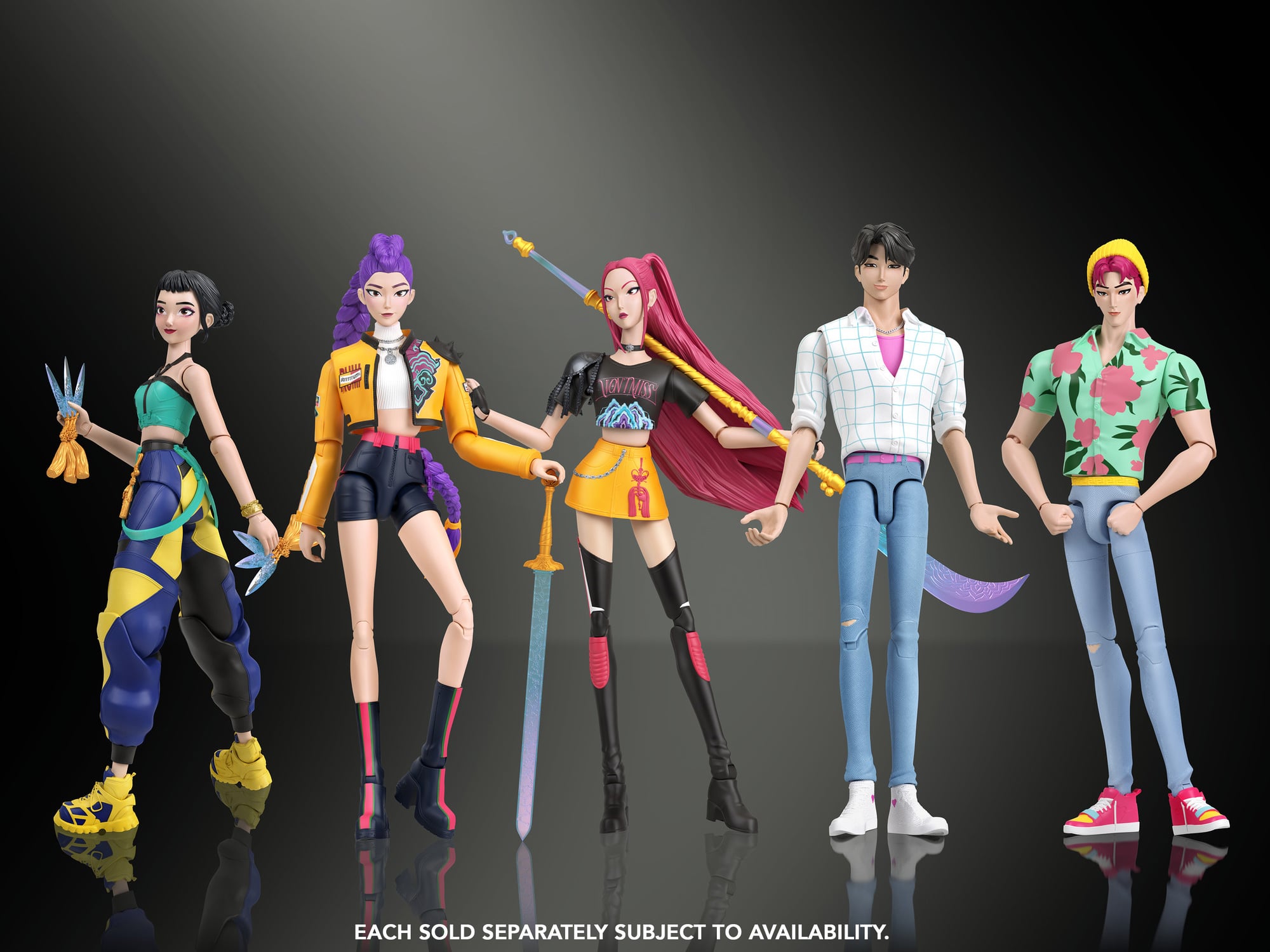 KPop Demon Hunters Saja Boys Abby “Soda Pop" Action Figure Gallery Image 11