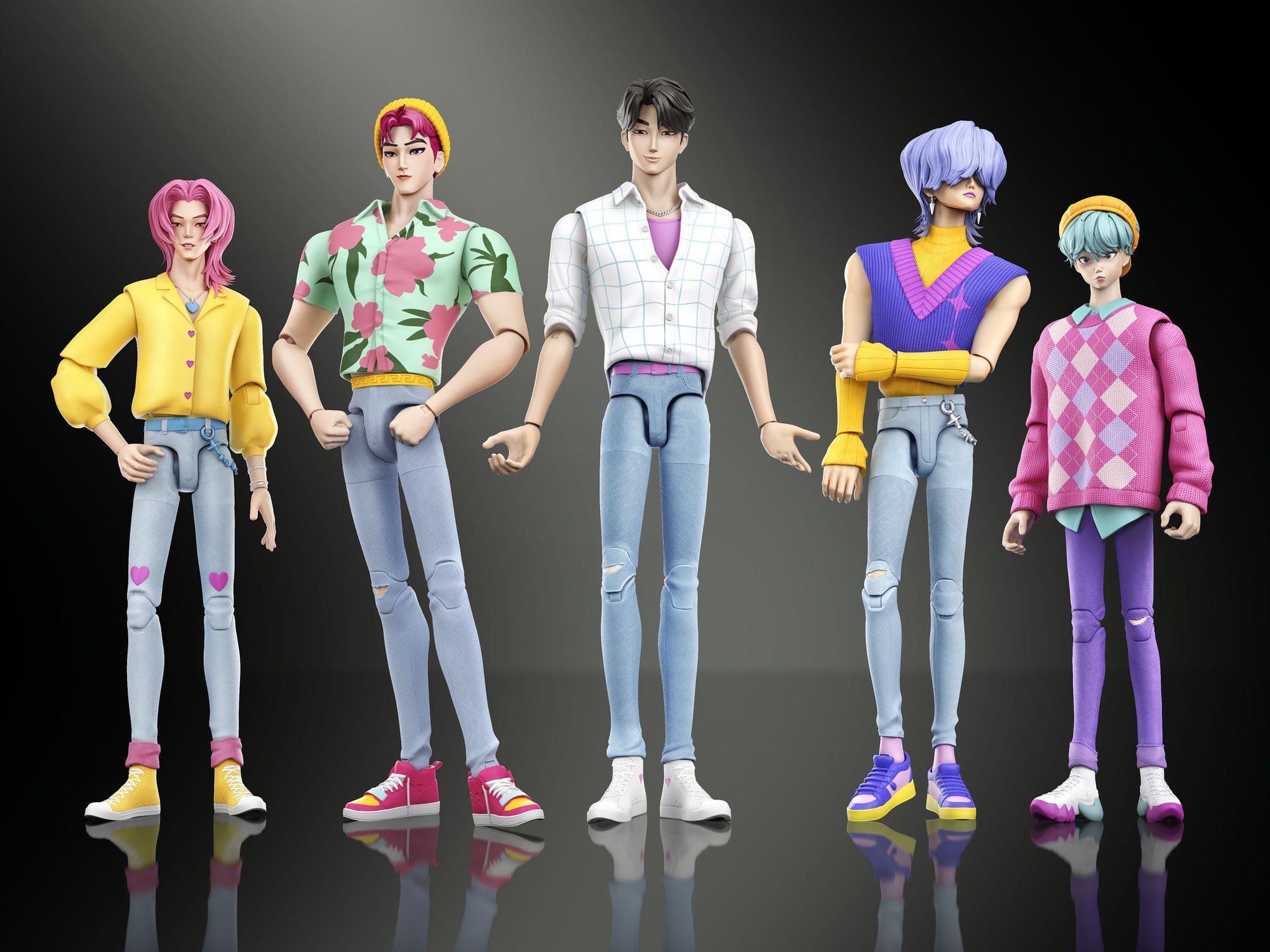 KPop Demon Hunters Saja Boys Abby “Soda Pop" Action Figure Gallery Image 9