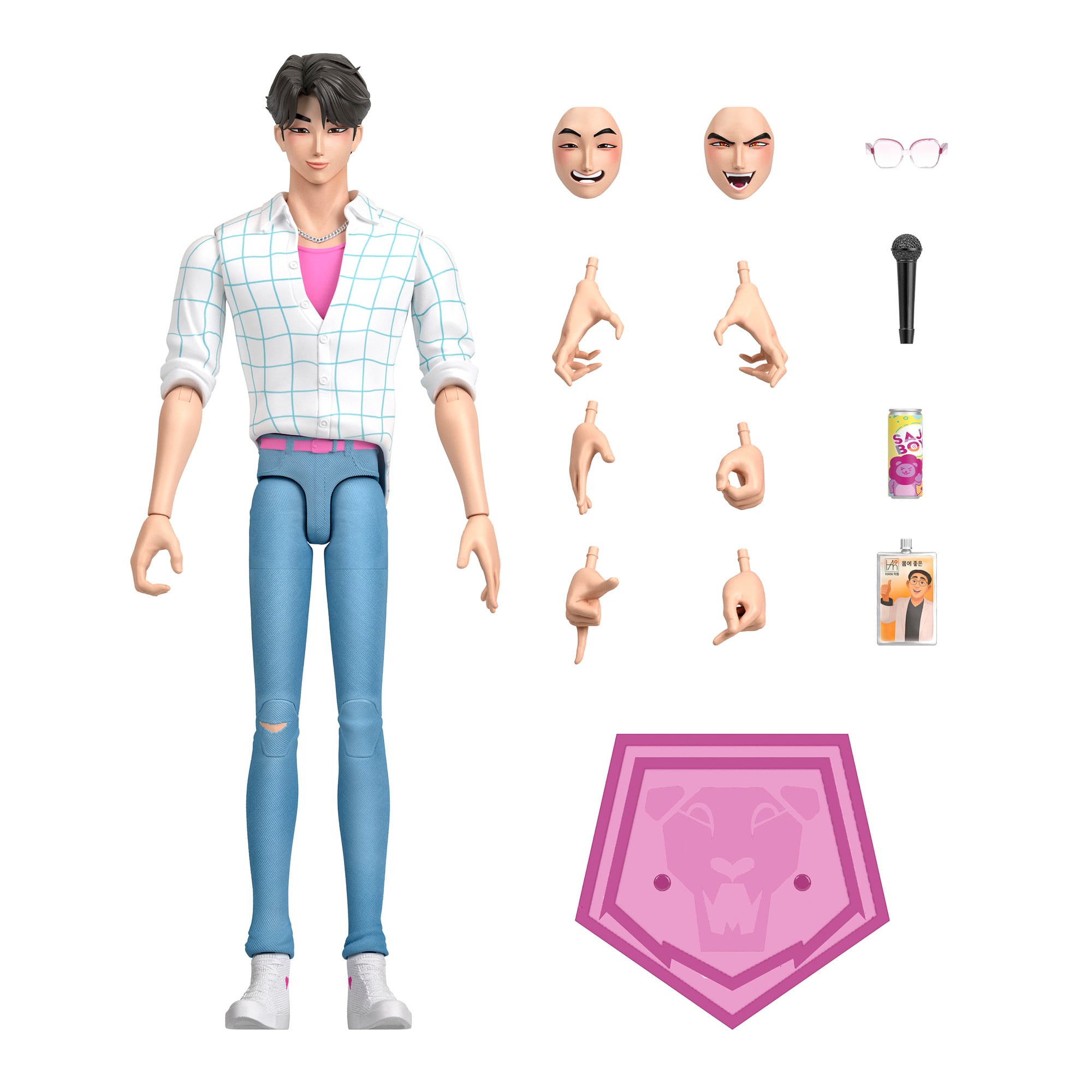 KPop Demon Hunters Saja Boys Jinu “Soda Pop" Action Figure Gallery Image 7