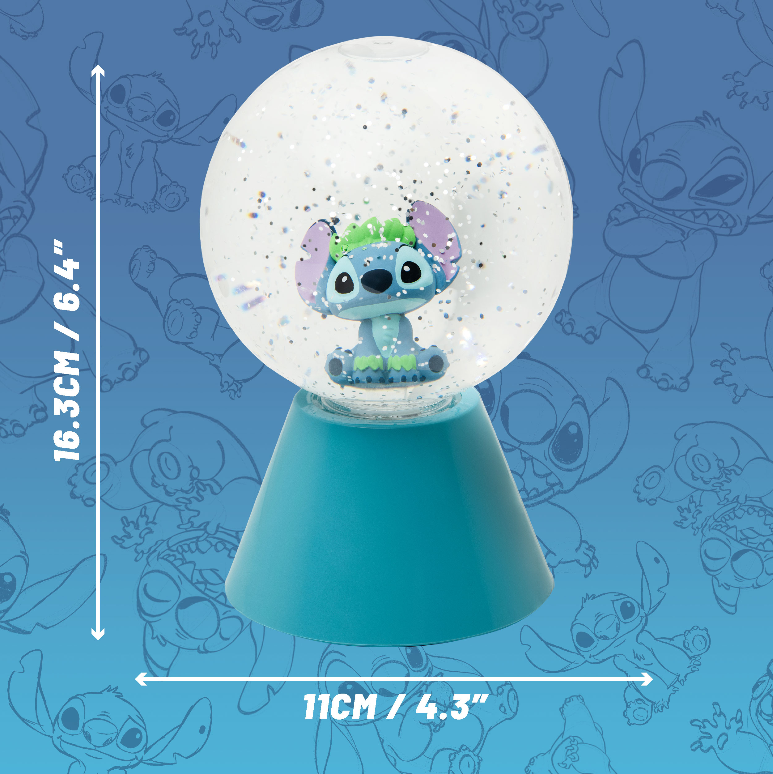 Lilo & Stitch Stitch LED Glitter Ball