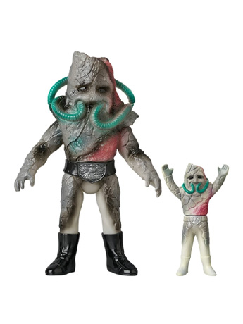 Kamen Rider Toei Retro Sofubi Collection Ghoster (New Glow-in-the-Dark Ver.) Vinyl Figure Set Gallery Image 2