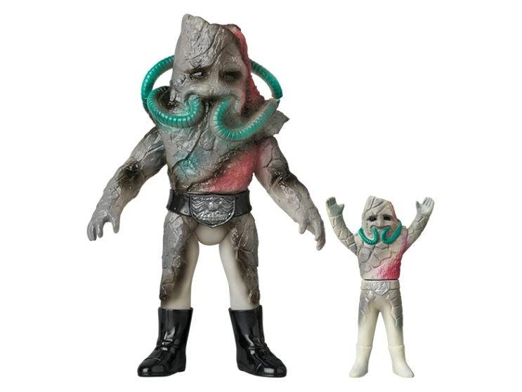 Kamen Rider Toei Retro Sofubi Collection Ghoster (New Glow-in-the-Dark Ver.) Vinyl Figure Set Gallery Image 3