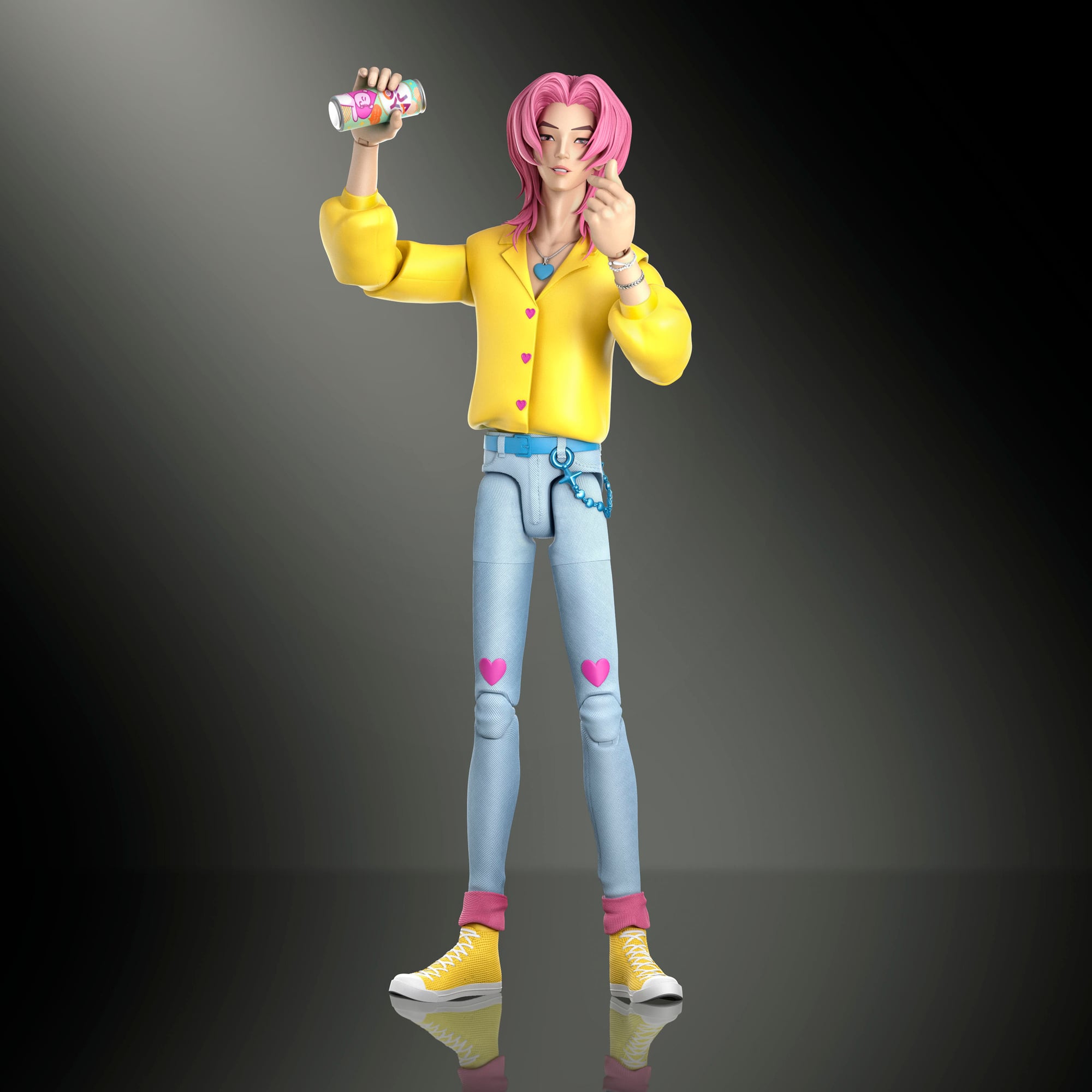 KPop Demon Hunters Saja Boys Romance “Soda Pop" Action Figure Gallery Image 3