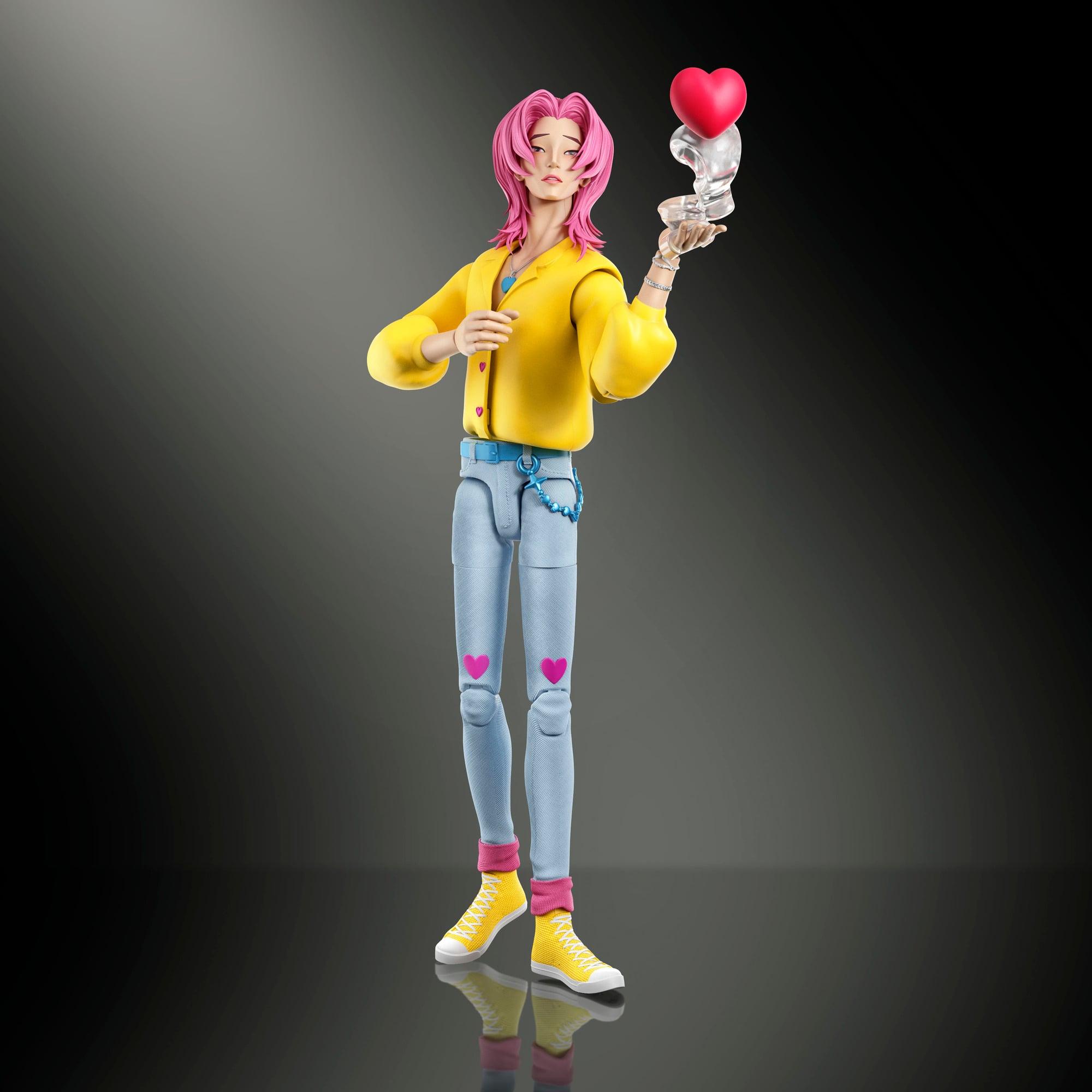 KPop Demon Hunters Saja Boys Romance “Soda Pop" Action Figure Gallery Image 4