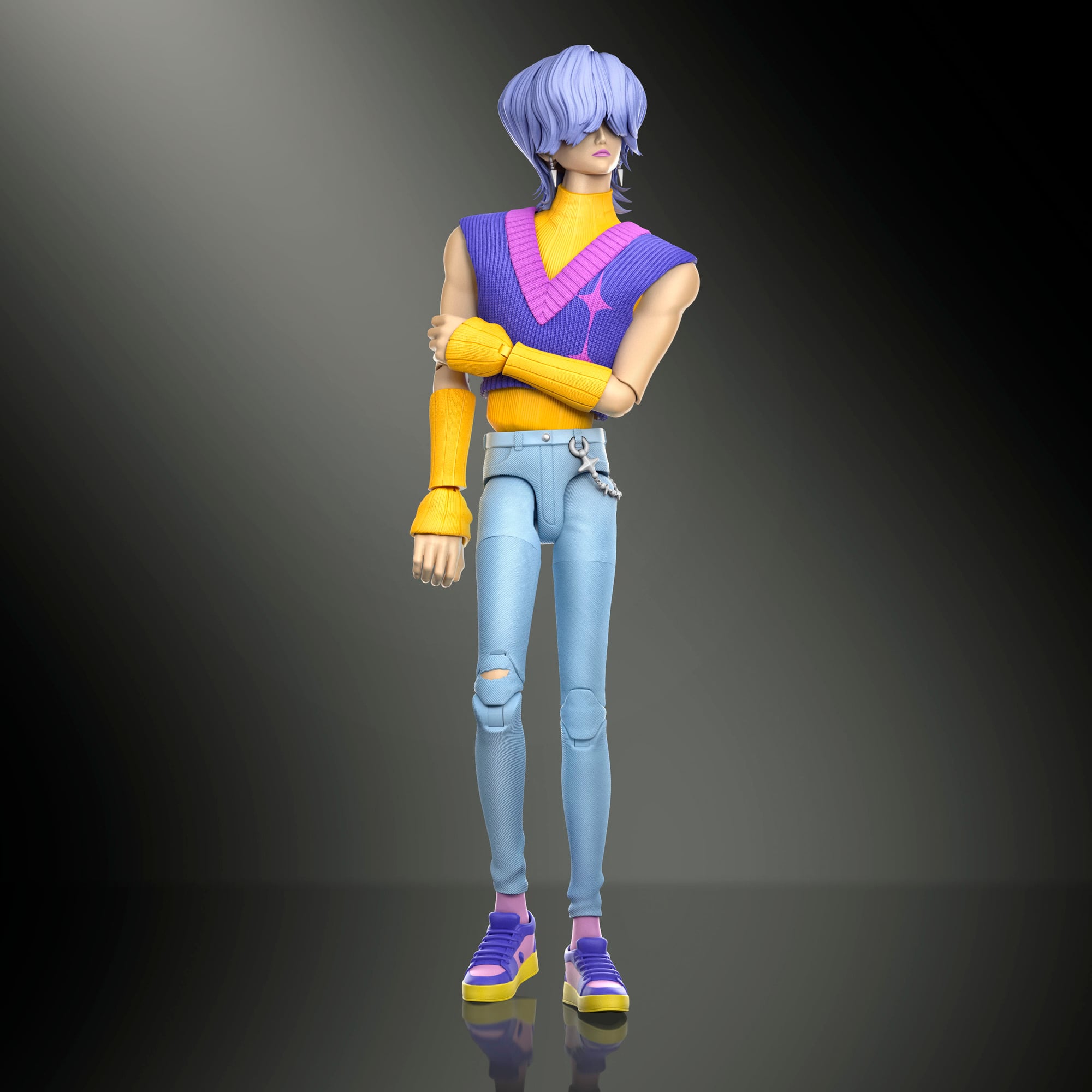 KPop Demon Hunters Saja Boys Mystery “Soda Pop" Action Figure Gallery Image 3