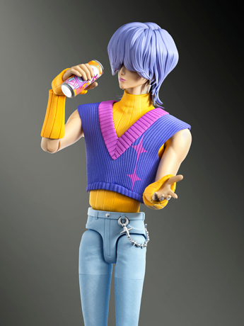 KPop Demon Hunters Saja Boys Mystery “Soda Pop" Action Figure Gallery Image 2