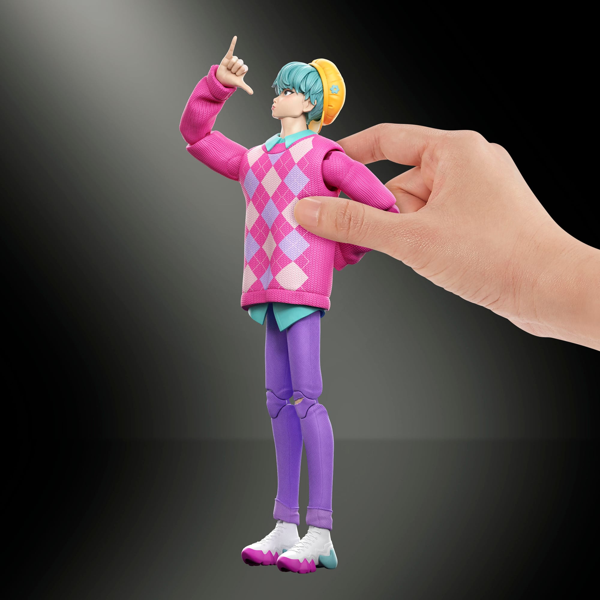 KPop Demon Hunters Saja Boys Baby “Soda Pop" Action Figure Gallery Image 6