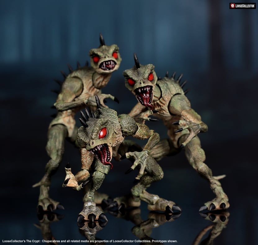 The Crypt: Chupacabras 1/12 Scale Action Figure Three-Pack
