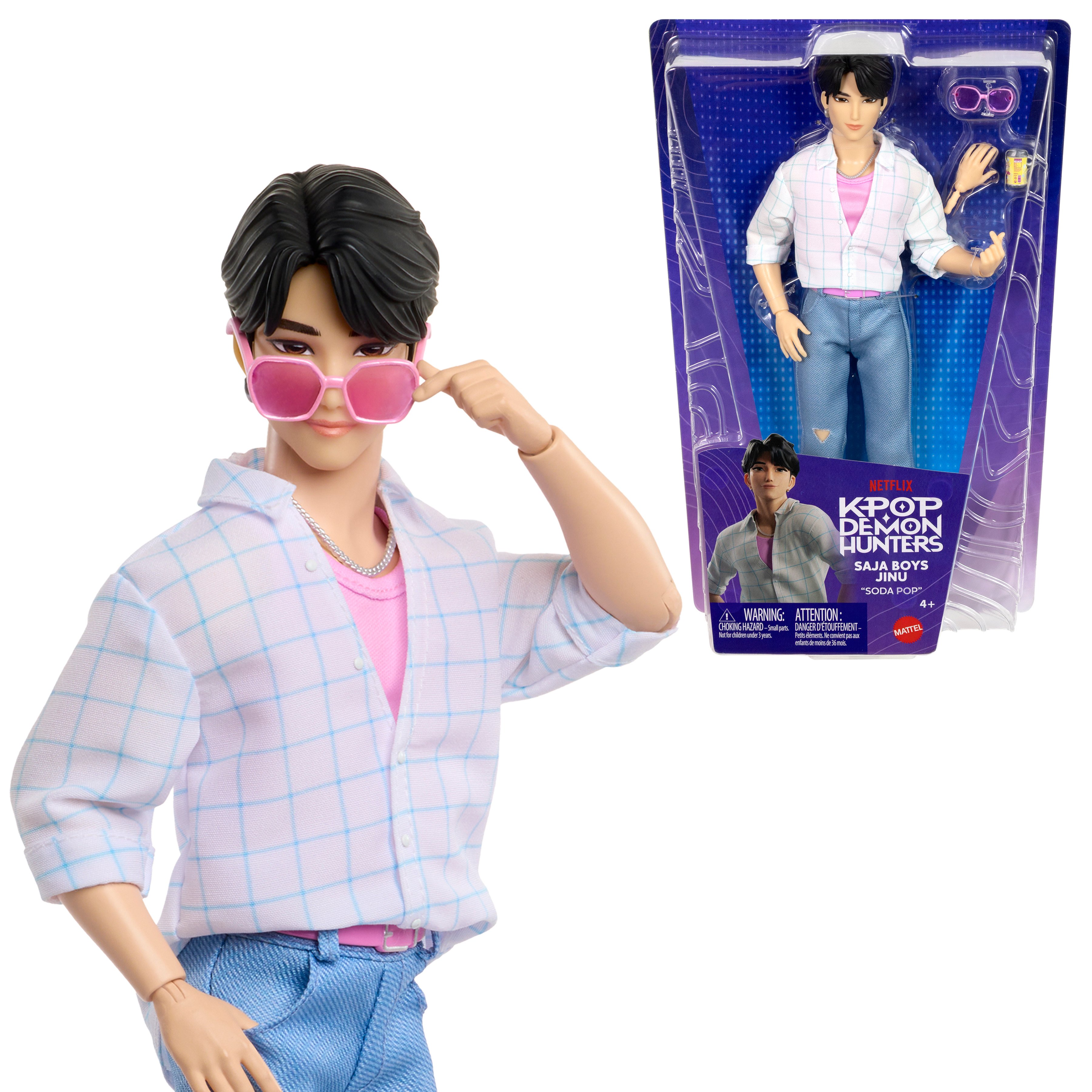 KPop Demon Hunters Saja Boys Jinu "Soda Pop" Doll Gallery Image 8