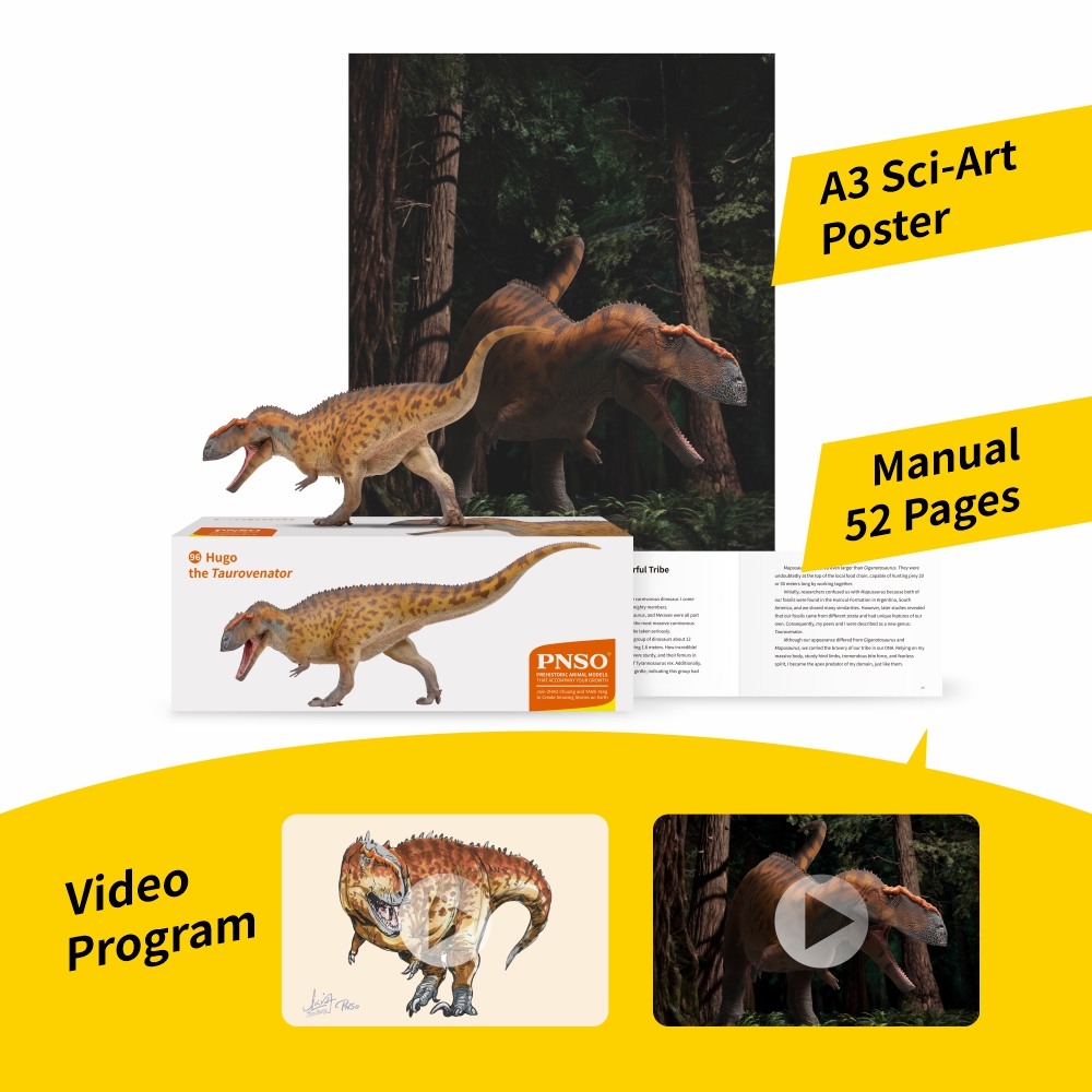 Prehistoric Art Models Hugo the Taurovenator Figure Gallery Image 8