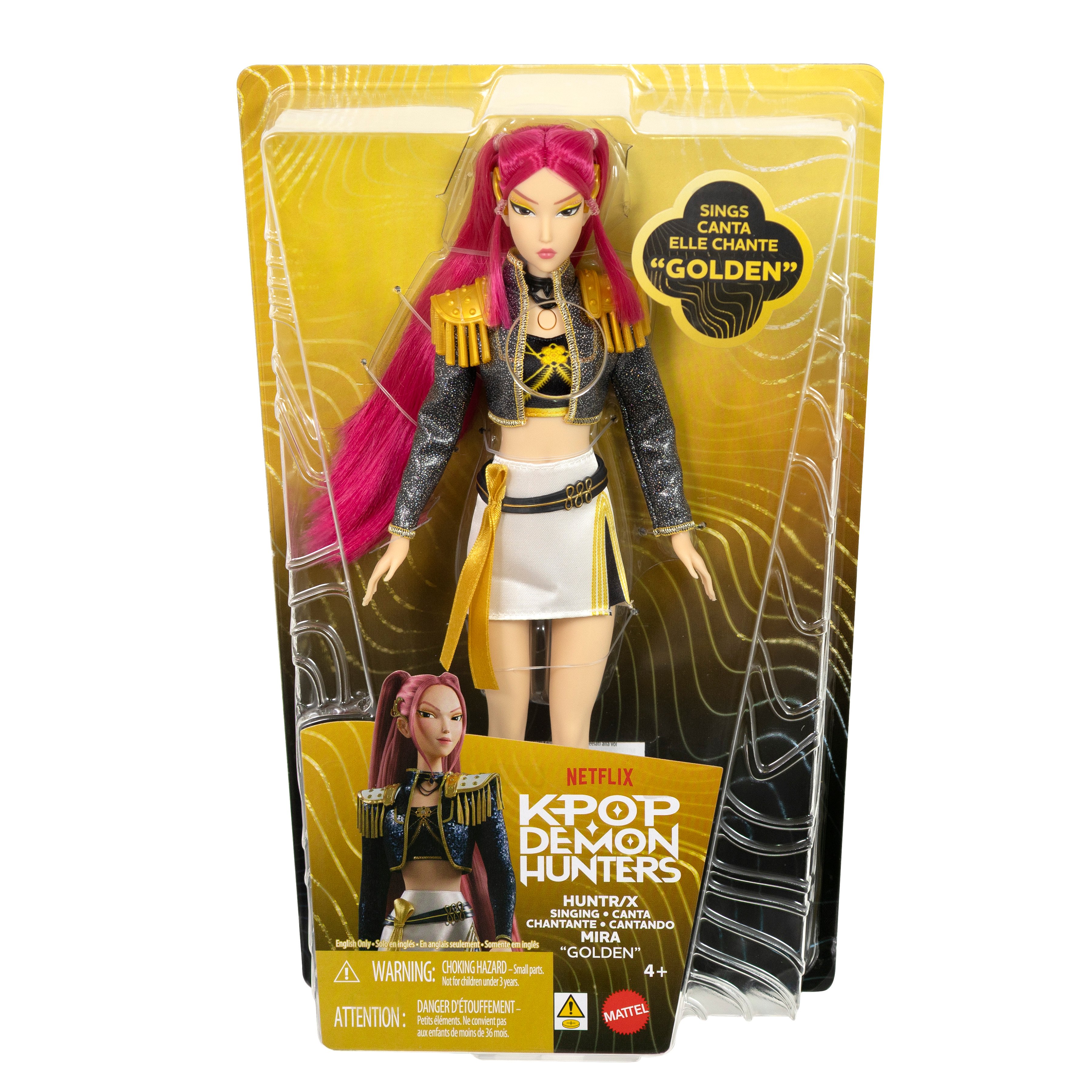 KPop Demon Hunters HUNTR/X Mira "Golden" Singing Fashion Doll Gallery Image 9