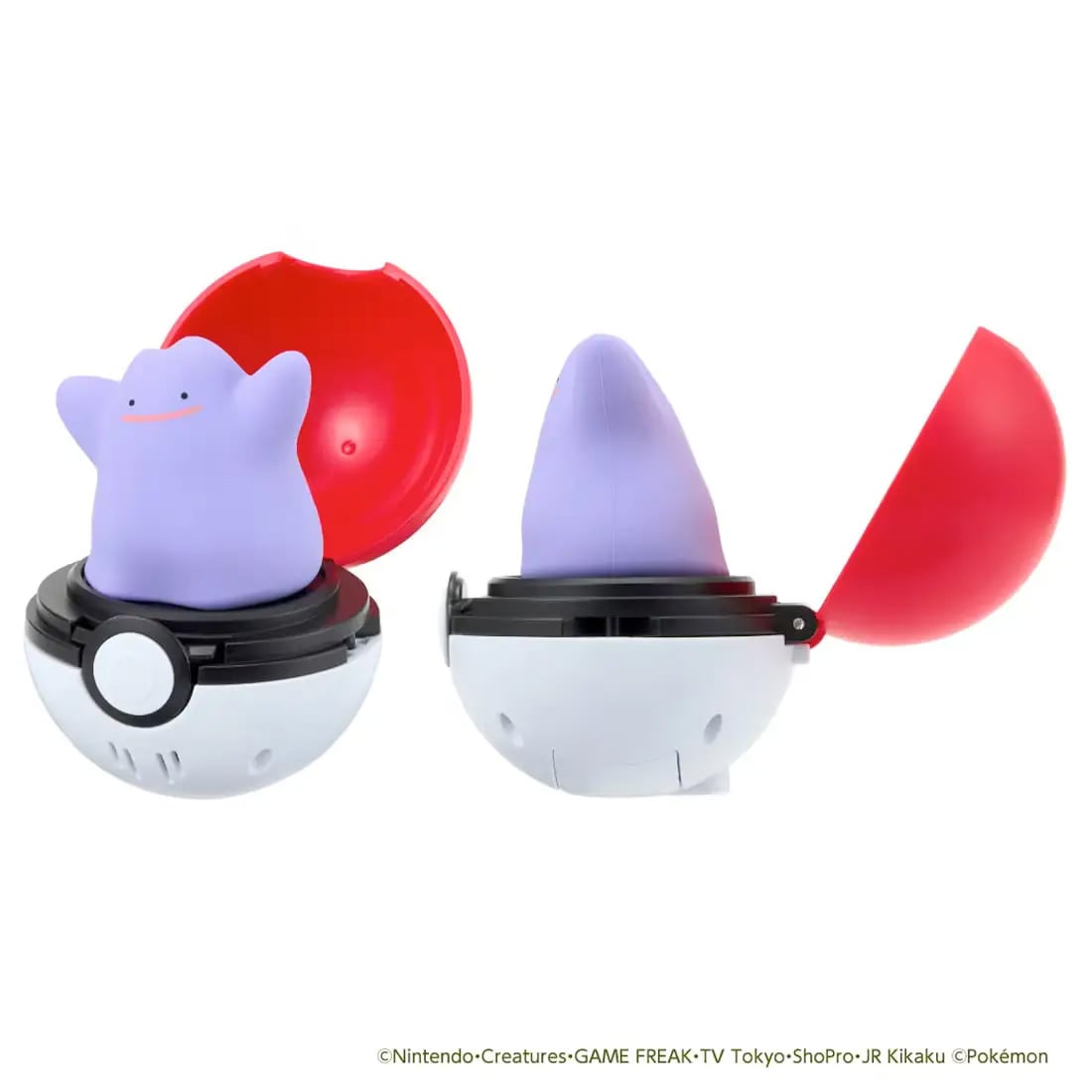 Pokemon Pyokopunyu Ditto Press & Pop Pokeball Gallery Image 4