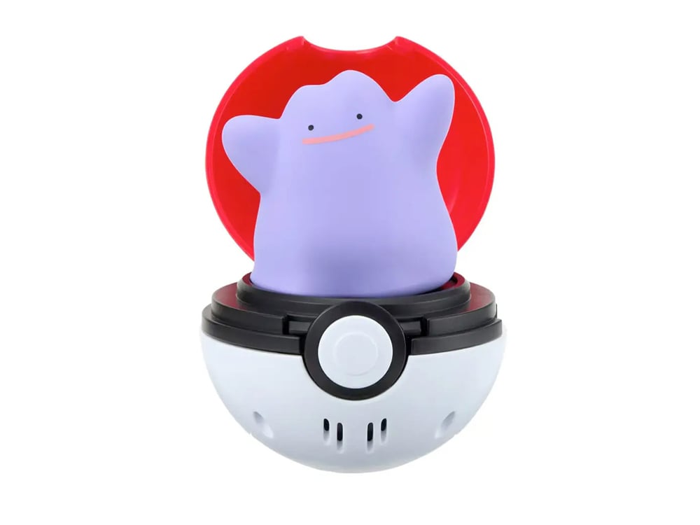 Pokemon Pyokopunyu Ditto Press & Pop Pokeball Gallery Image 1