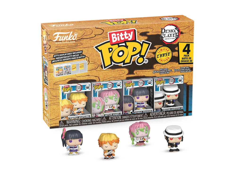 Demon Slayer Bitty Pop! Zenitsu Four-Pack Gallery Image 1