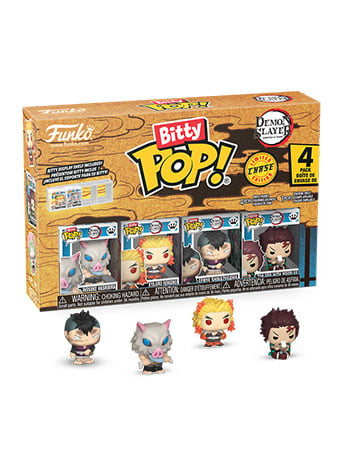 Demon Slayer Bitty Pop! Inosuke Four-Pack Gallery Image 2