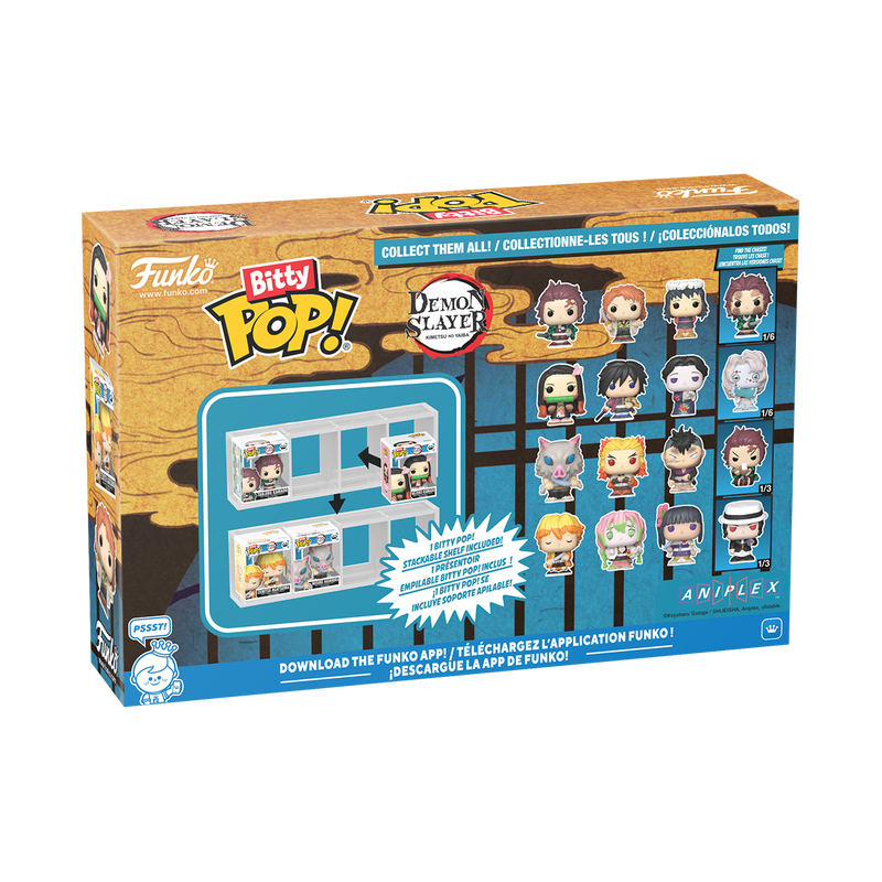 Demon Slayer Bitty Pop! Inosuke Four-Pack Gallery Image 3
