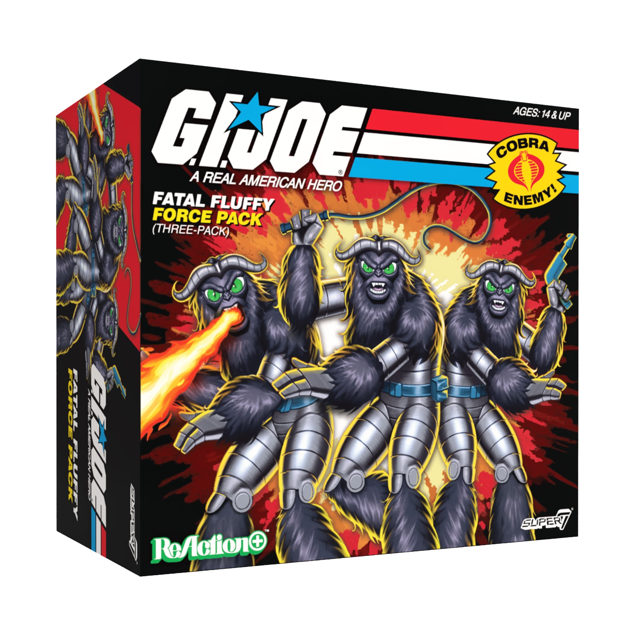 G.I. Joe ReAction+ Fatal Fluffy Force Pack BBTS Exclusive Action Figure Three-Pack Gallery Image 19
