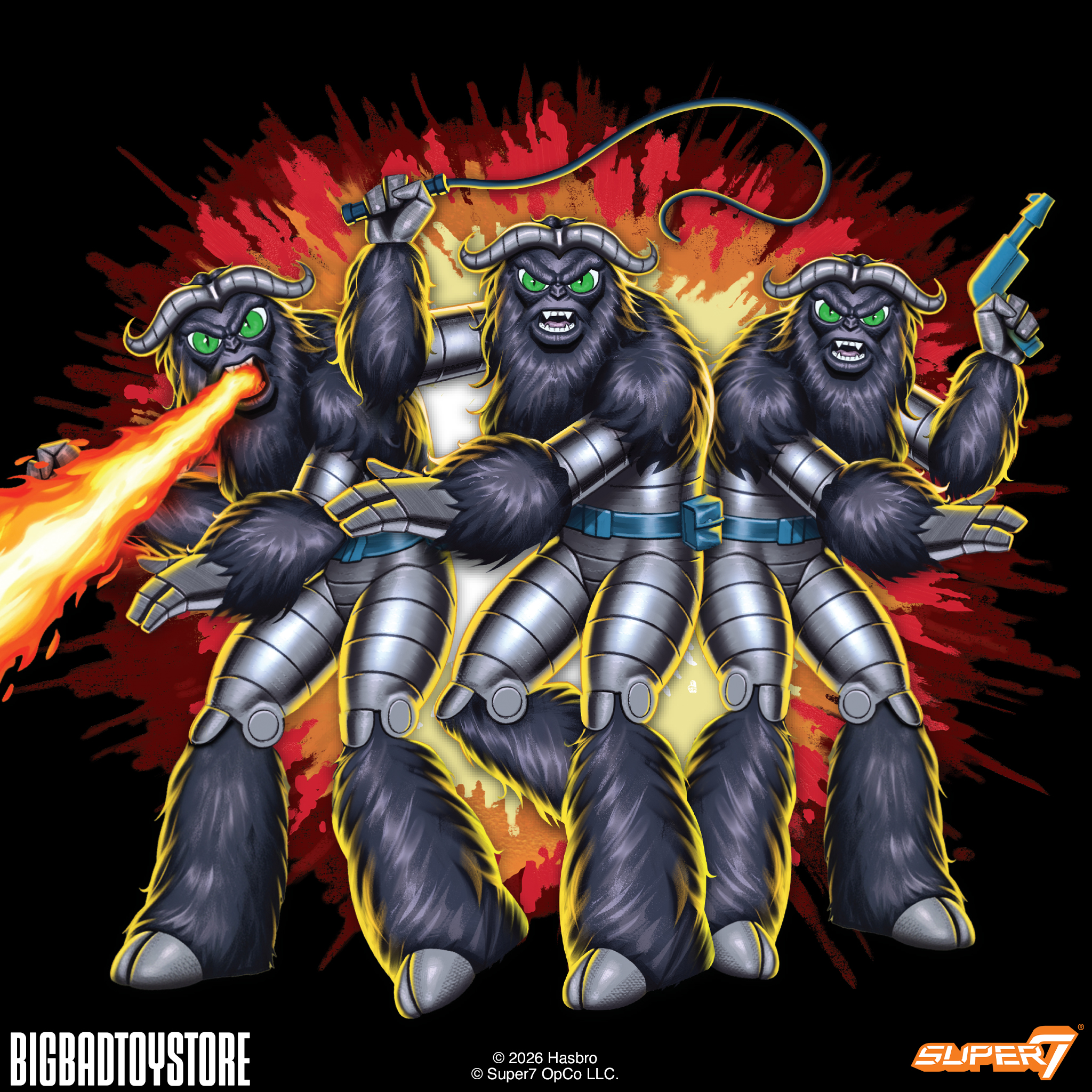 G.I. Joe ReAction+ Fatal Fluffy Force Pack BBTS Exclusive Action Figure Three-Pack Gallery Image 16